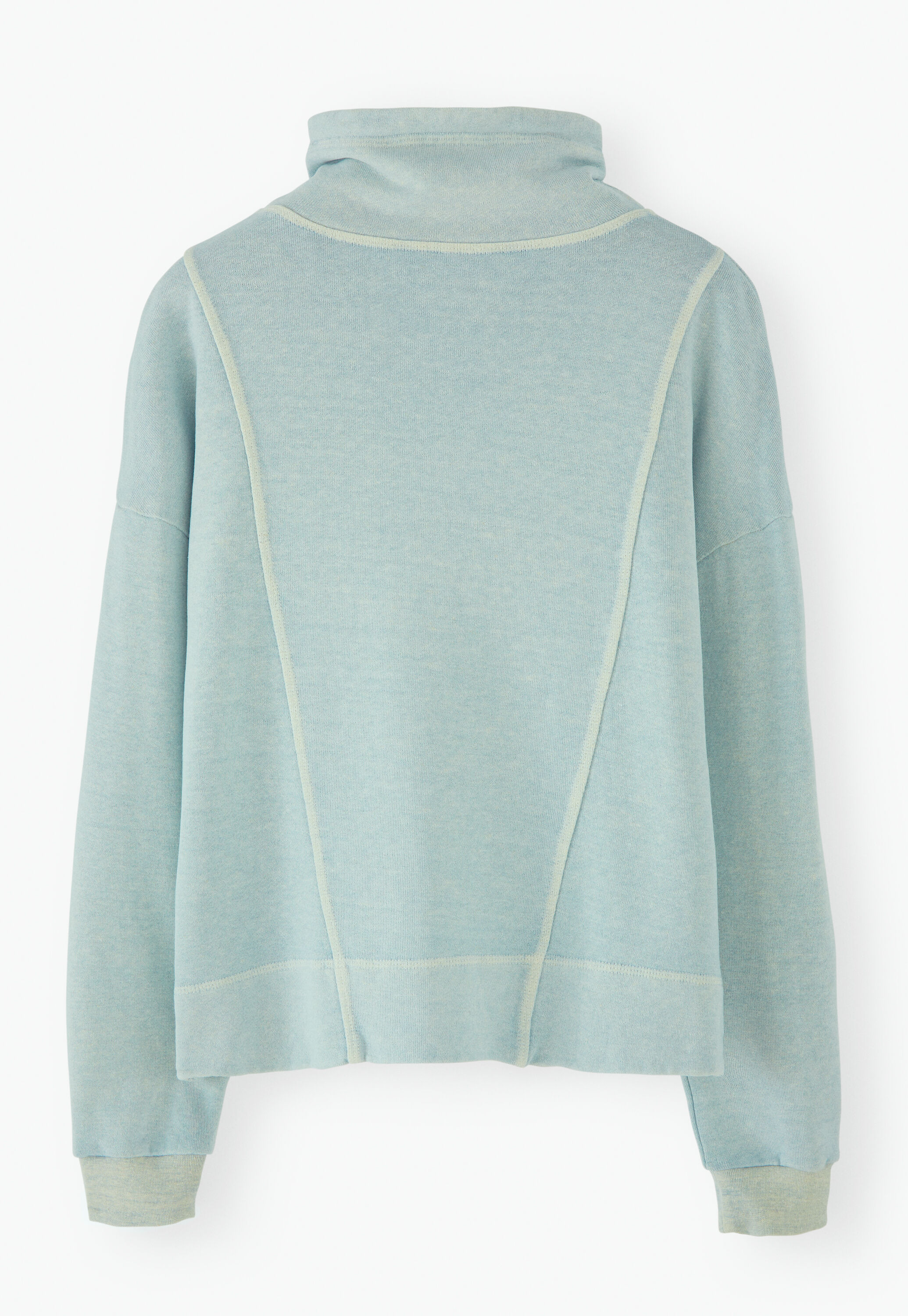 Funnel-neck sweatshirt