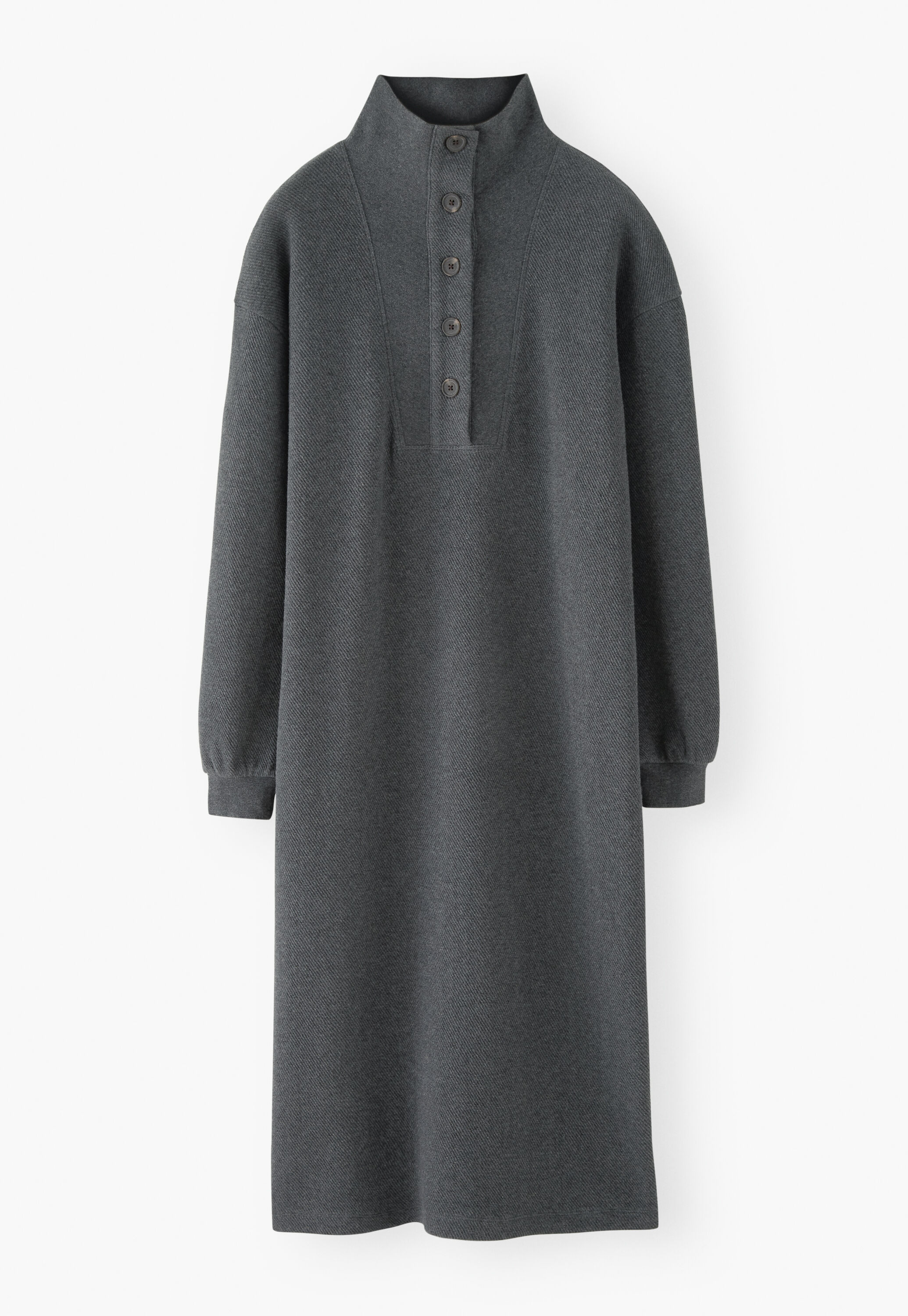 Funnel-neck dress