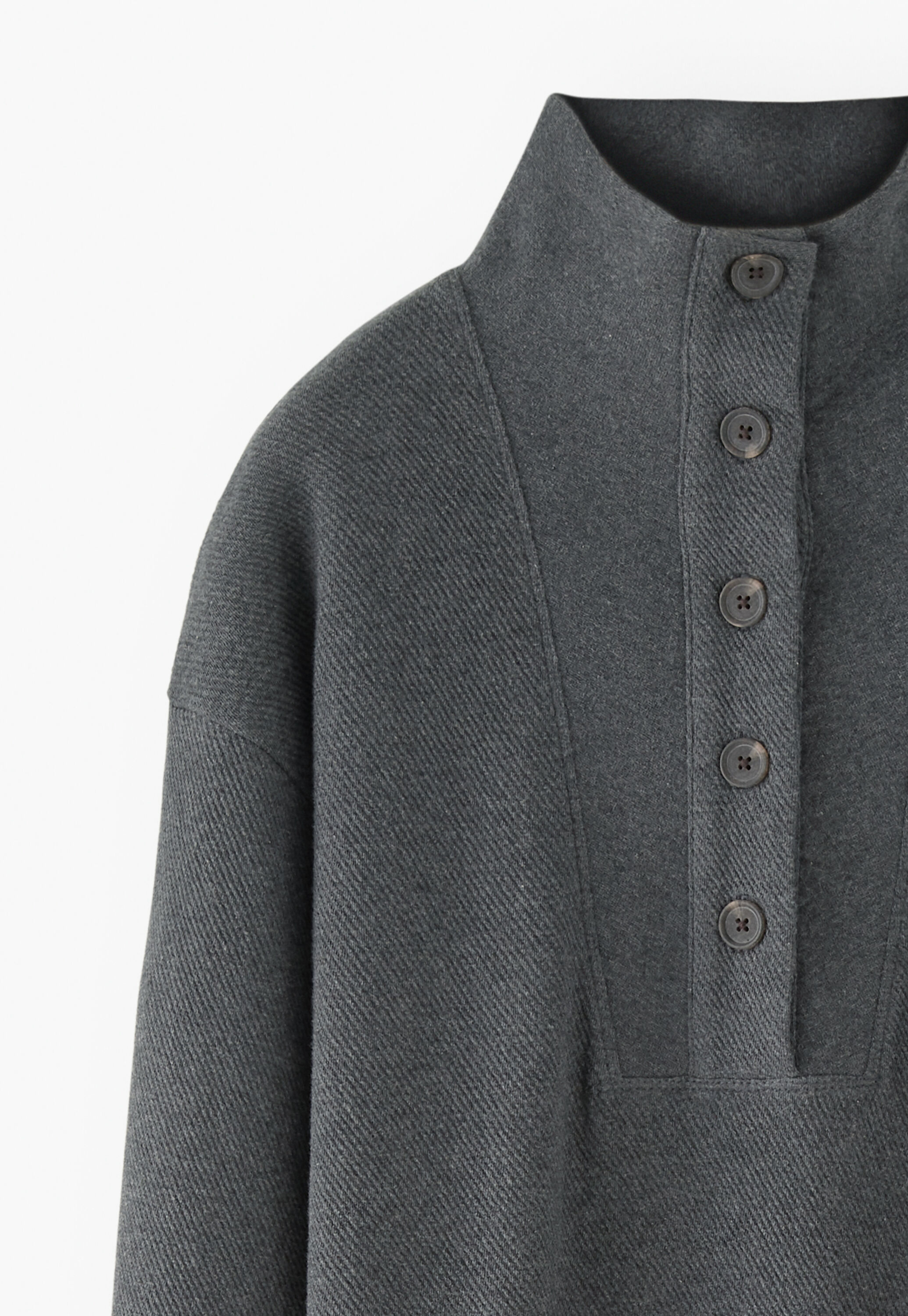 Funnel-neck dress