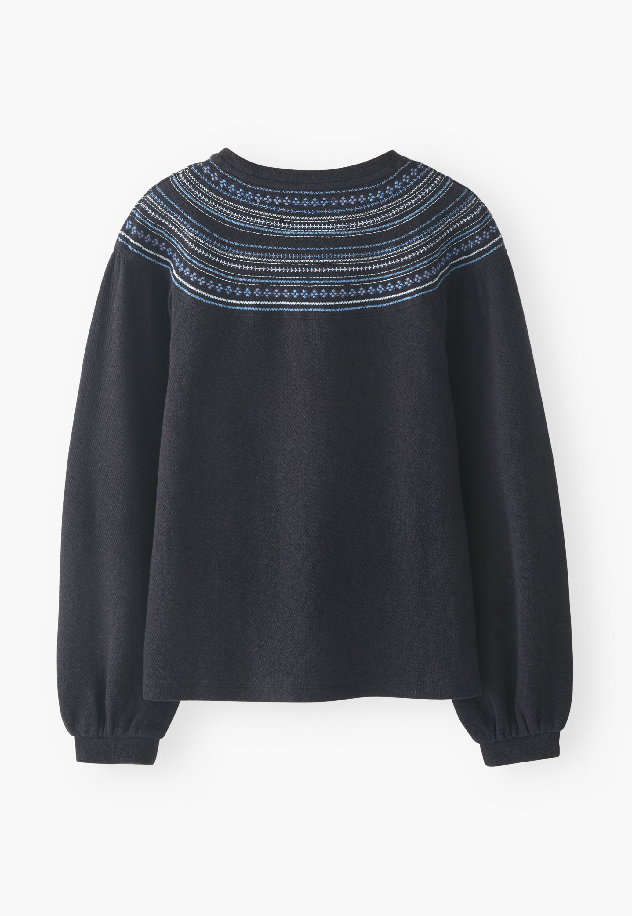 Embroidered sweatshirt