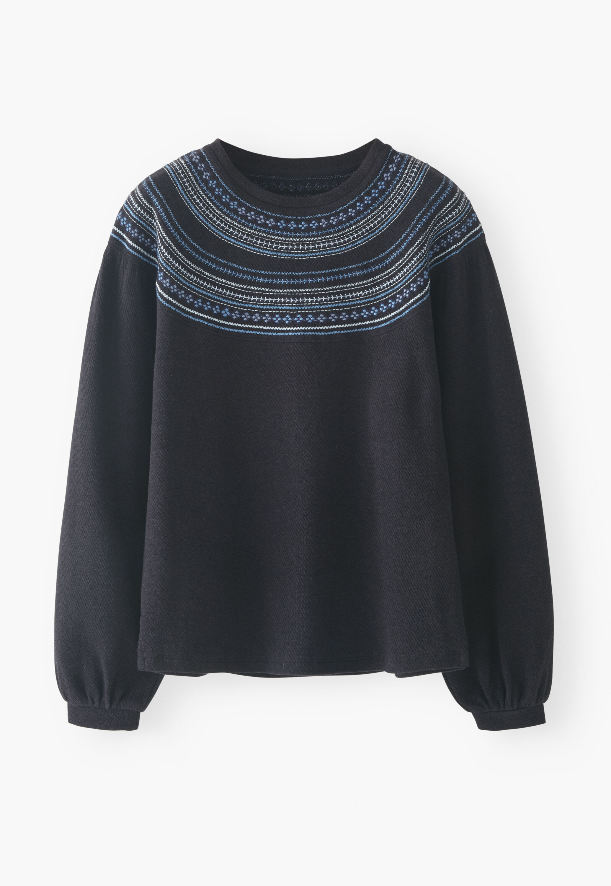 Embroidered sweatshirt