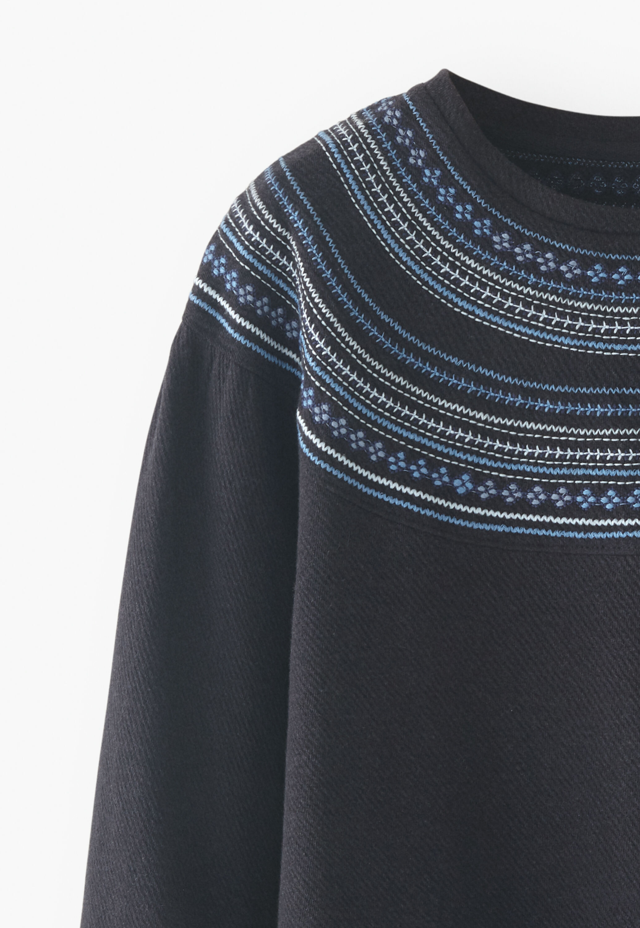 Embroidered sweatshirt