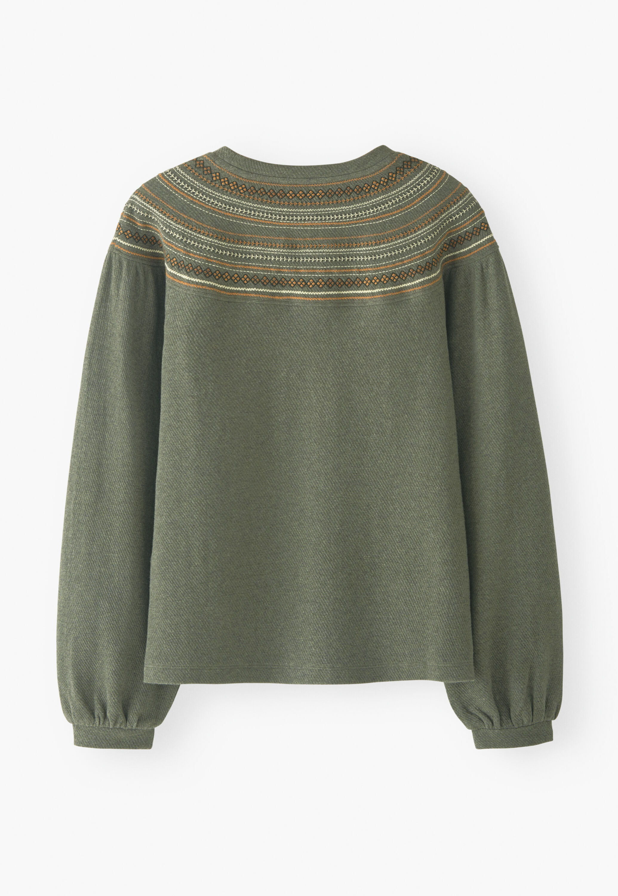 Embroidered sweatshirt