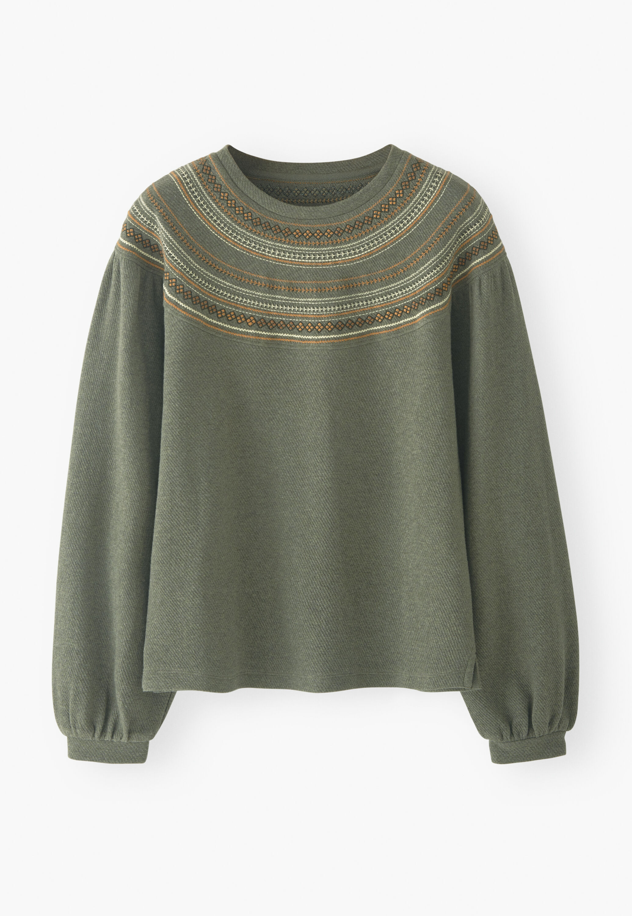 Embroidered sweatshirt