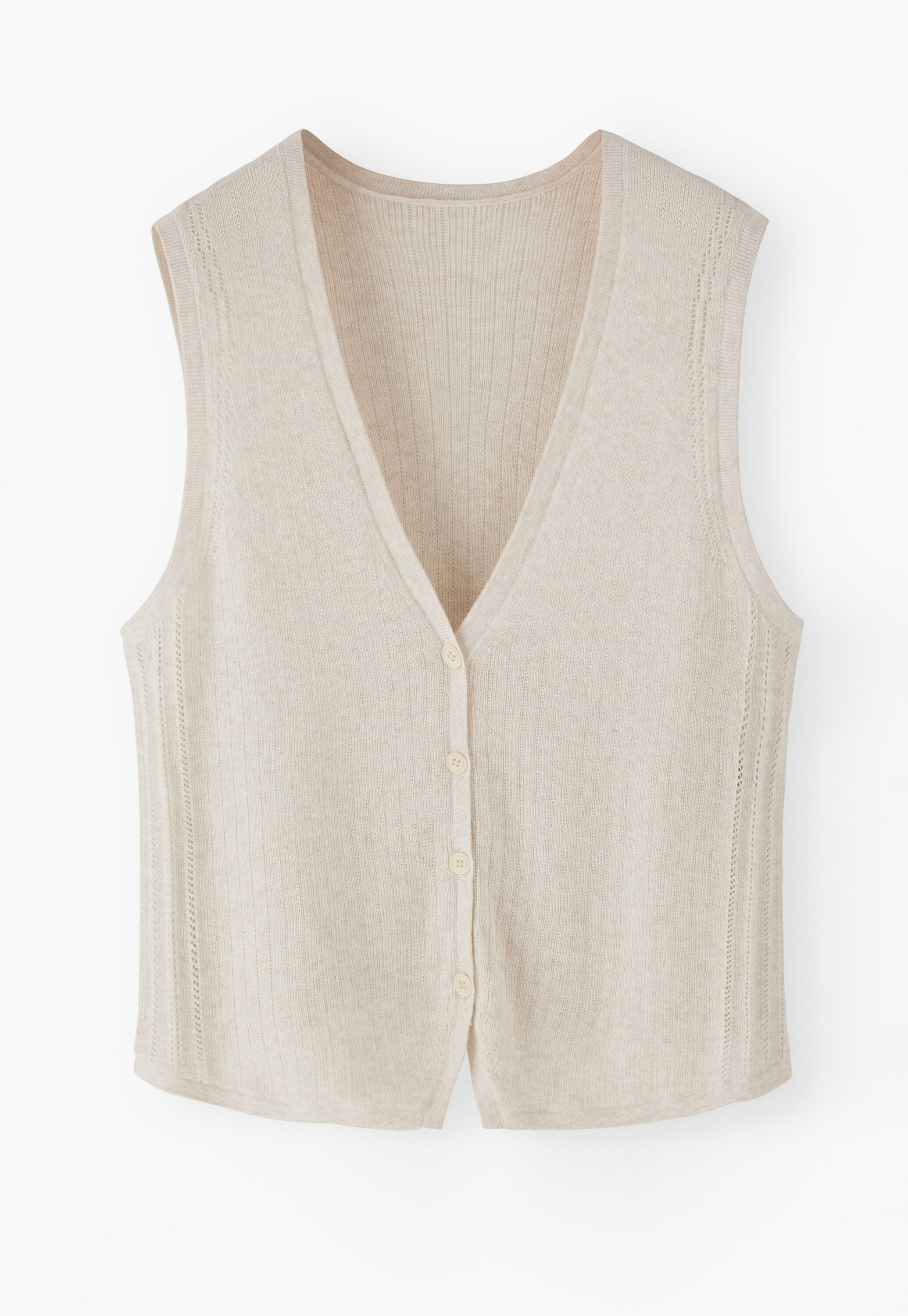 Sleeveless sweater