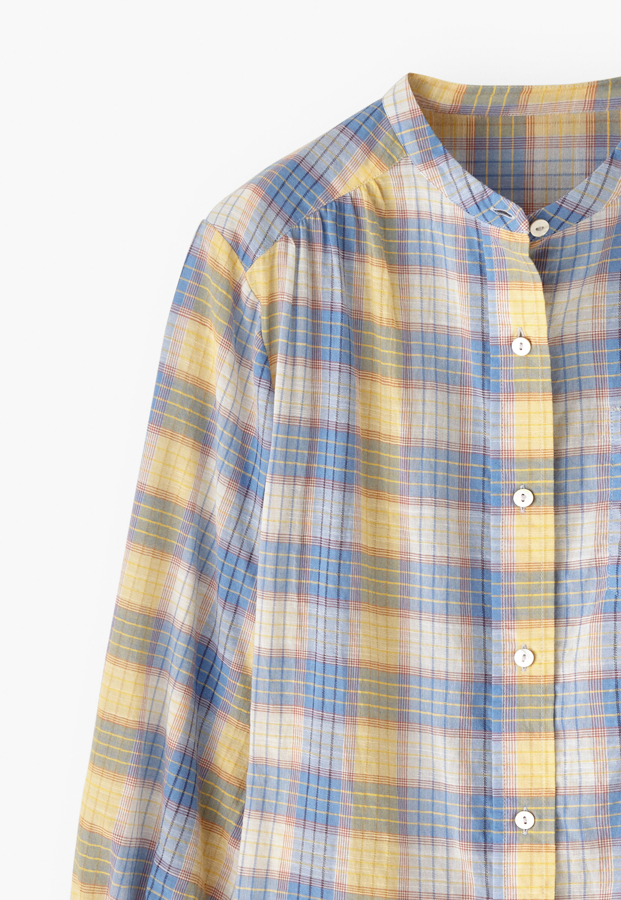 Checked boyfriend shirt