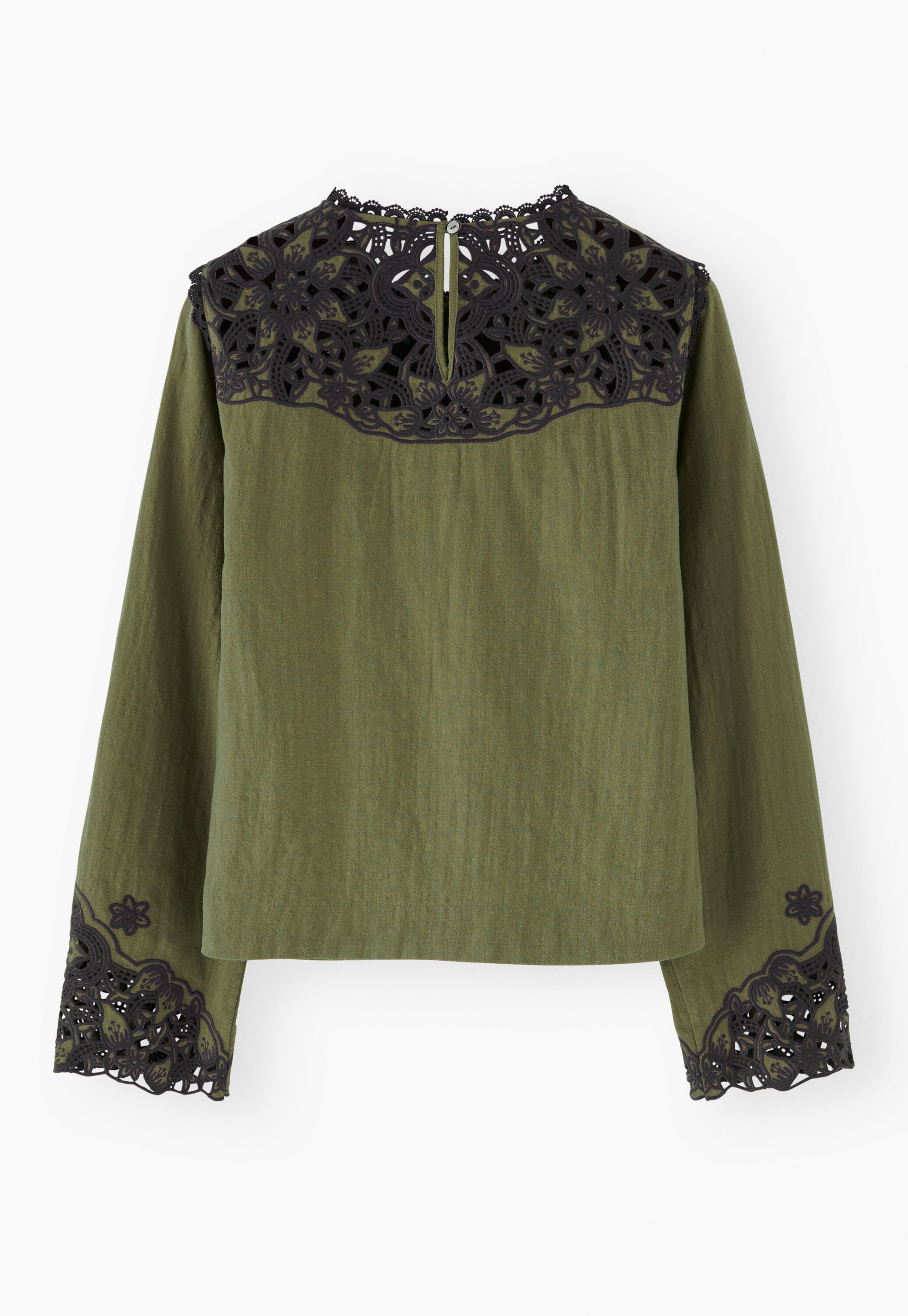 Cutwork top