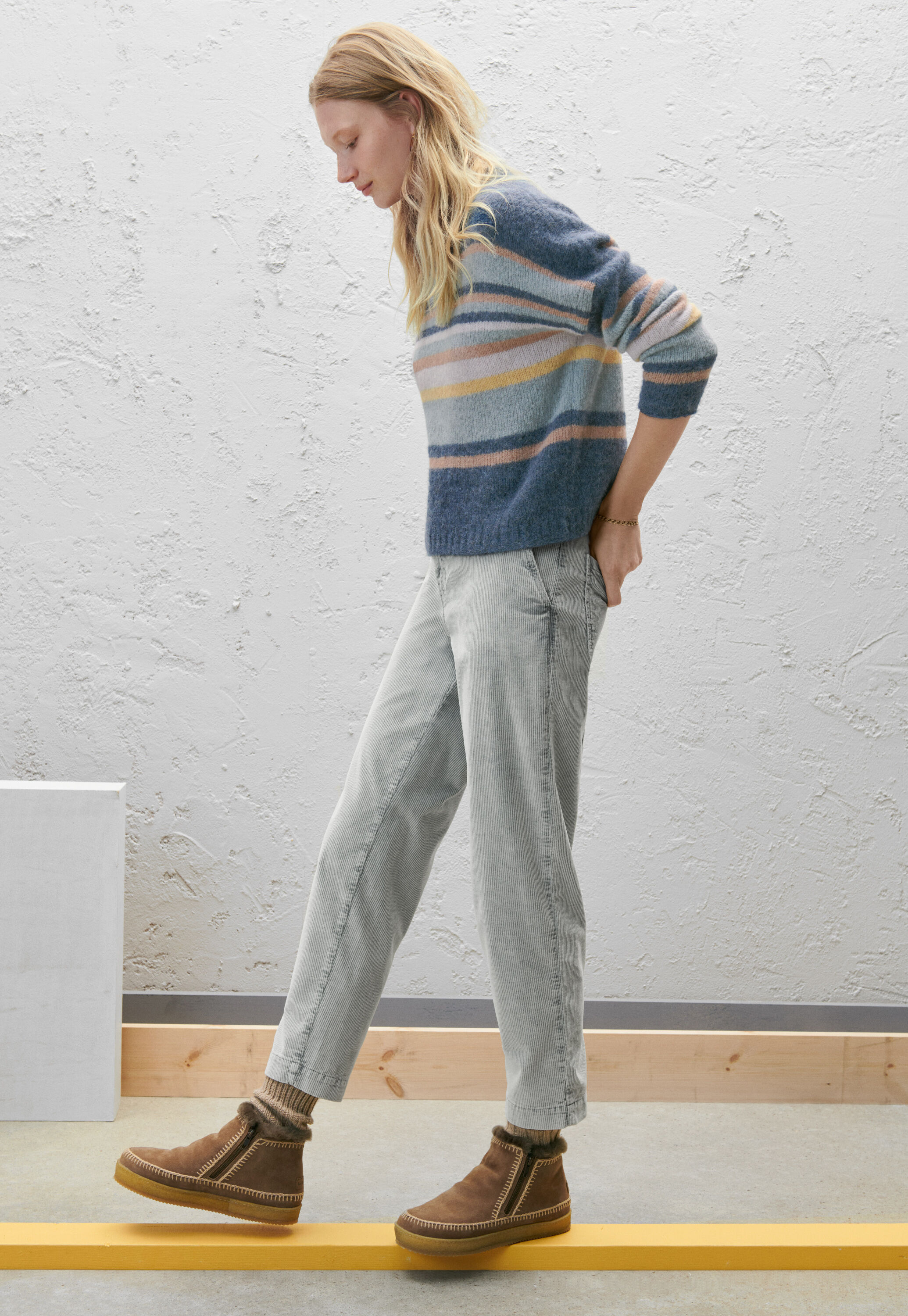 Tapered trousers
