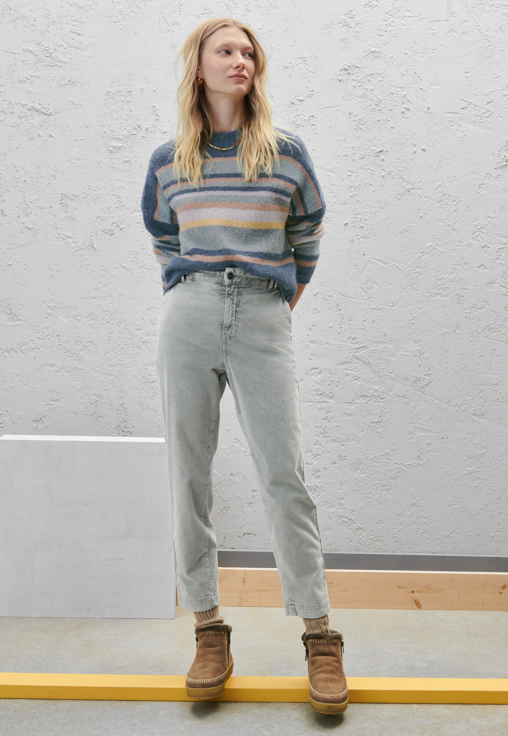 Tapered trousers