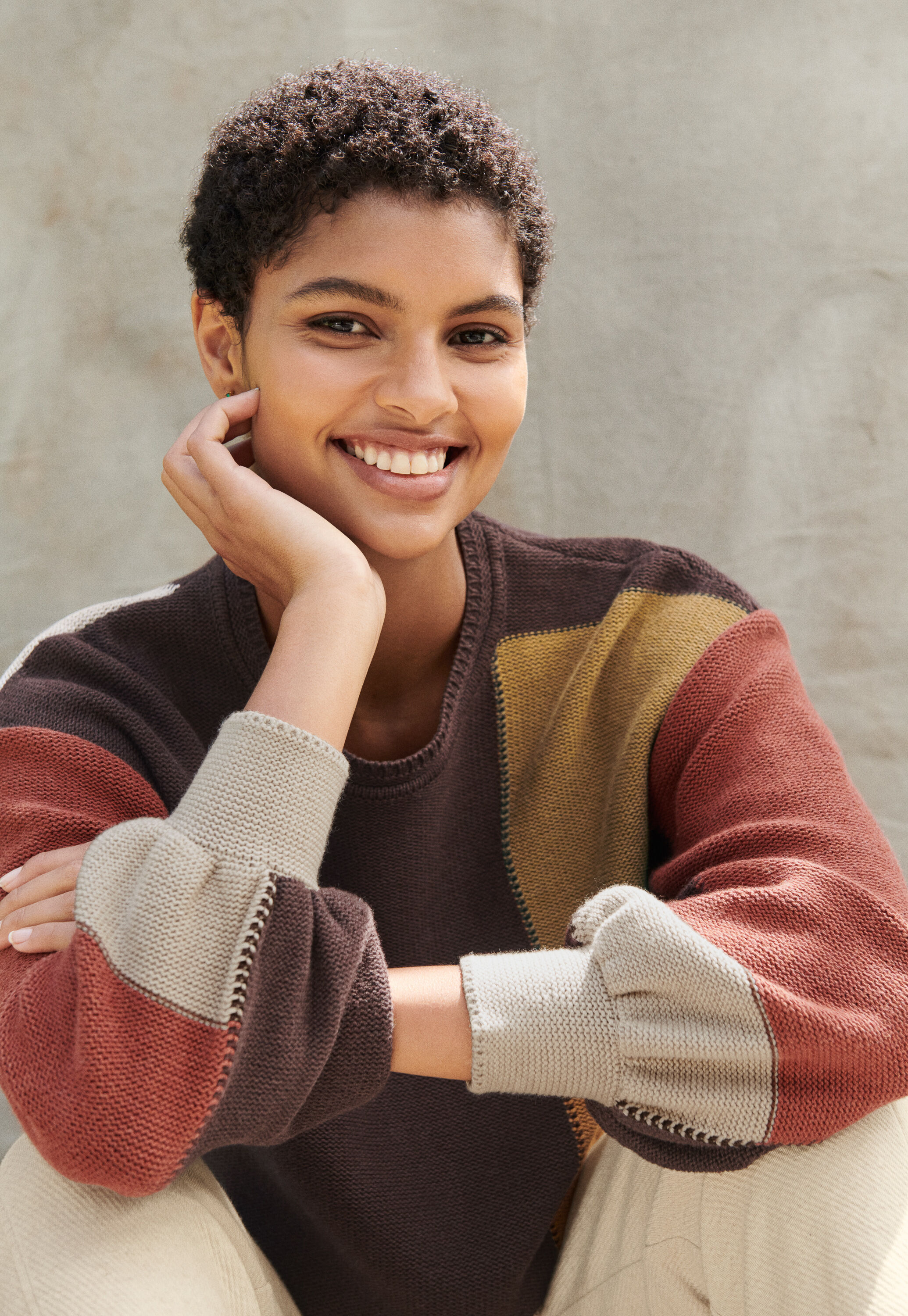 Intarsia sweater