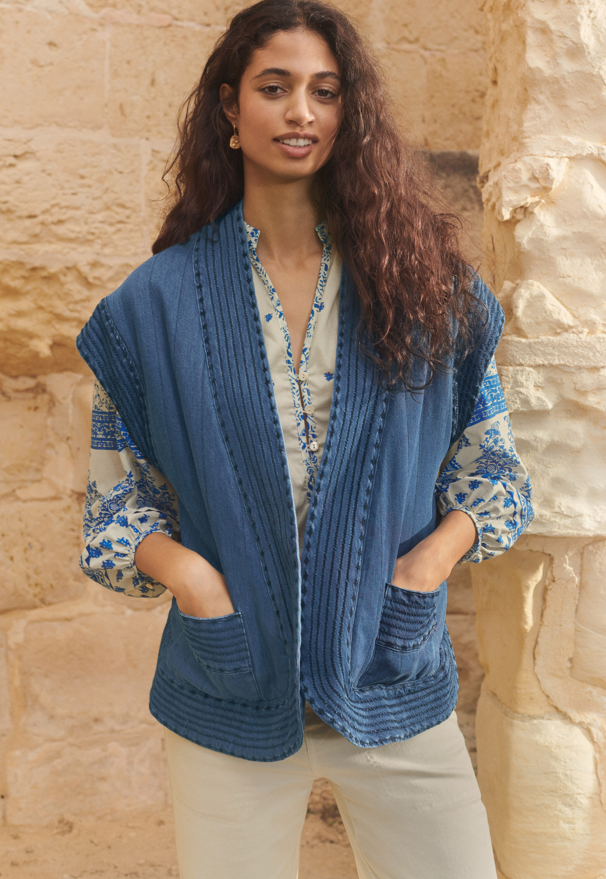 Quilted gilet
