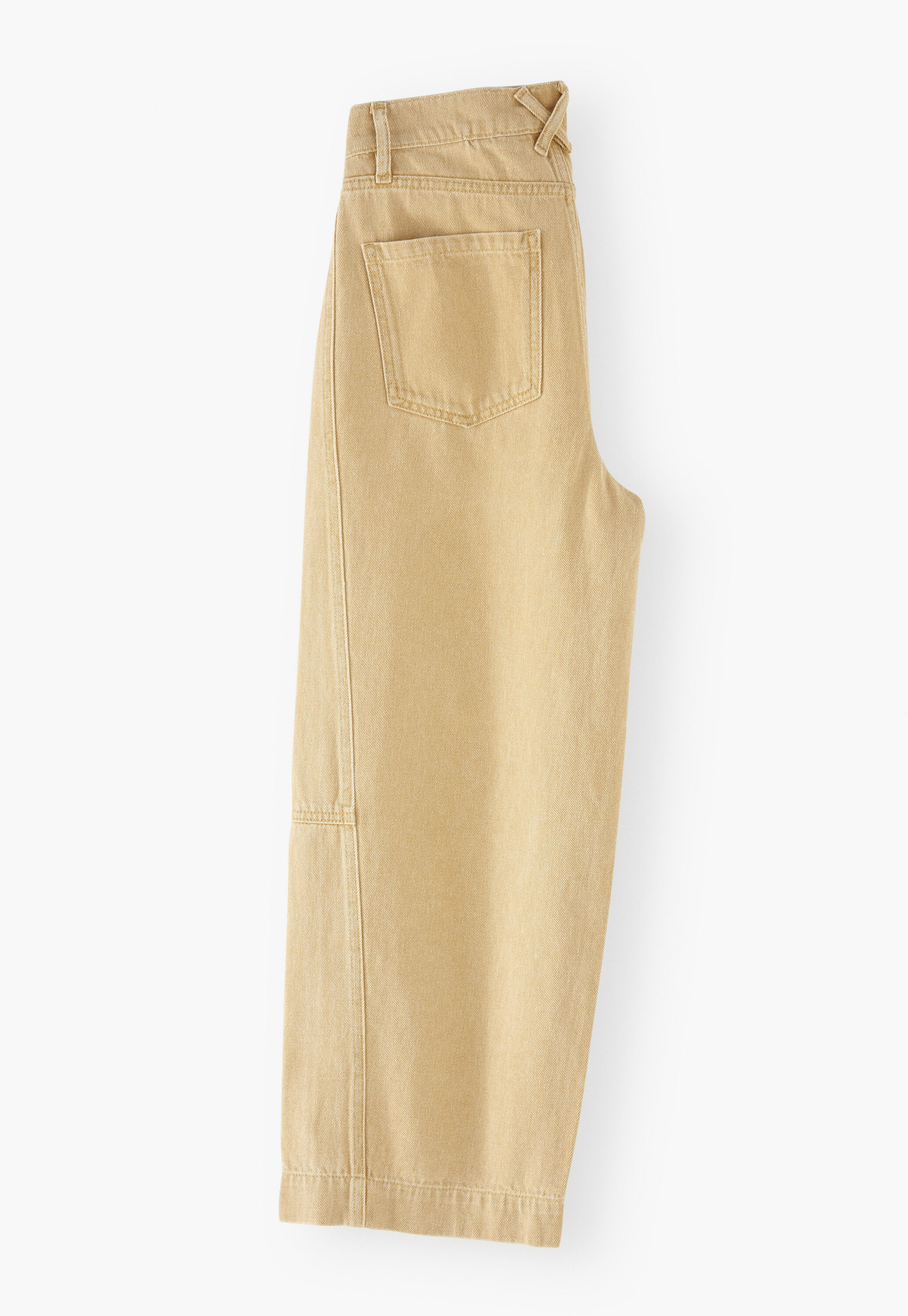 Cropped coloured jeans