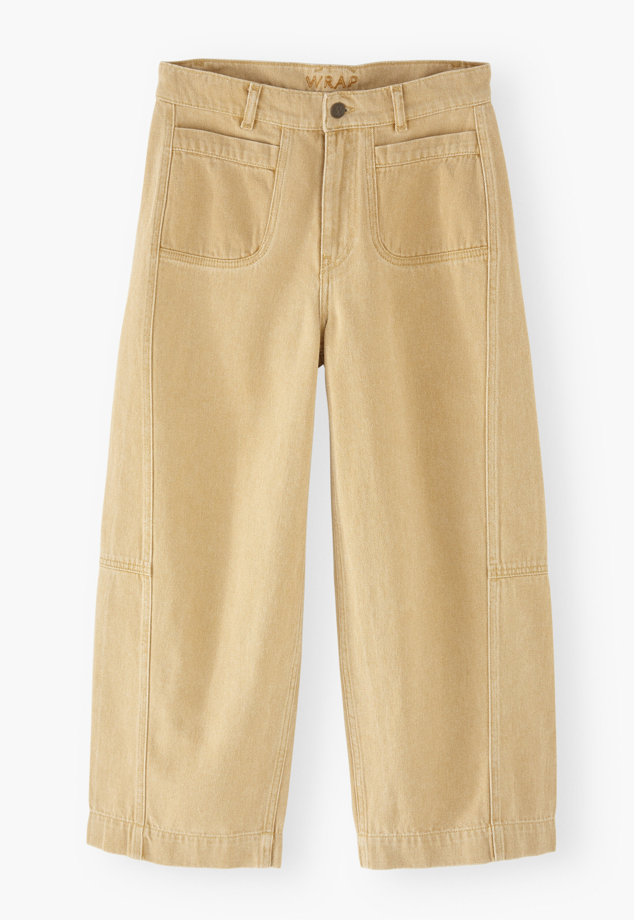 Cropped coloured jeans