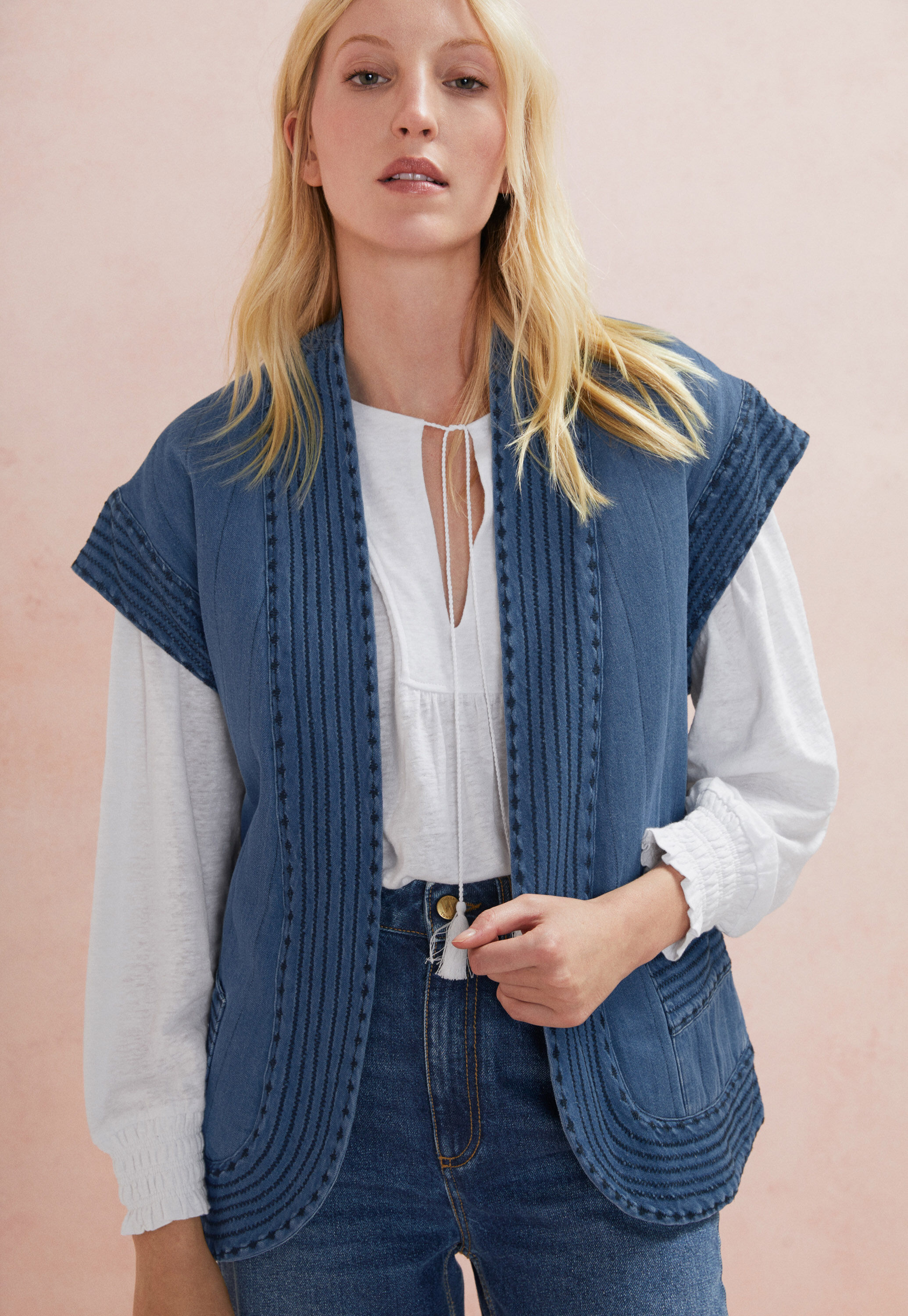 Quilted gilet