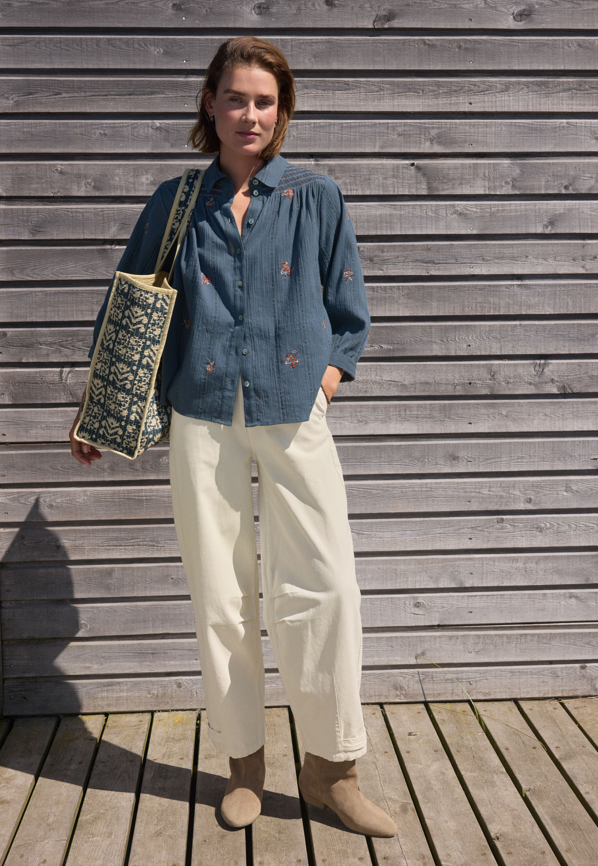 Embroidered blouse