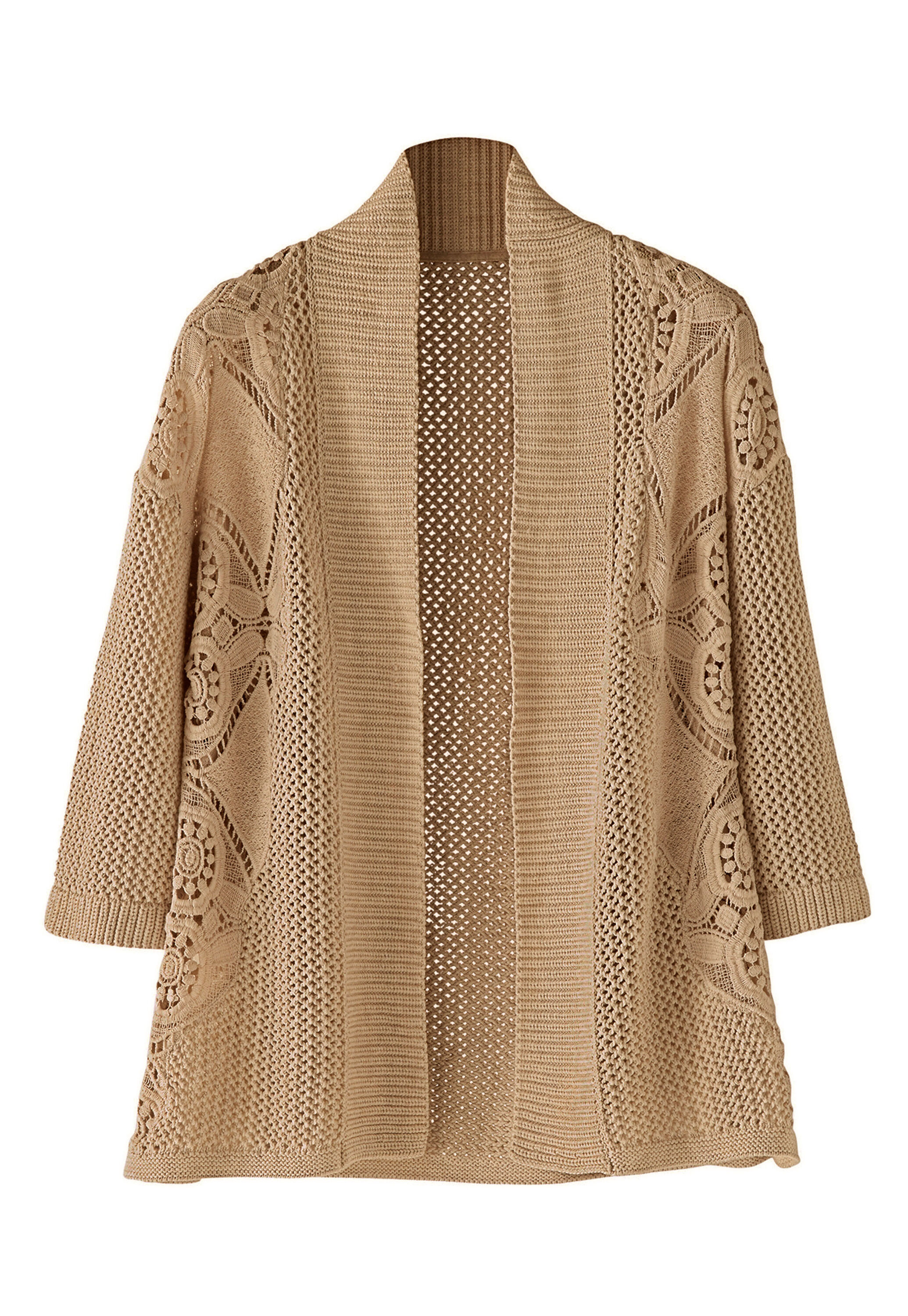 Lace-detail cardi
