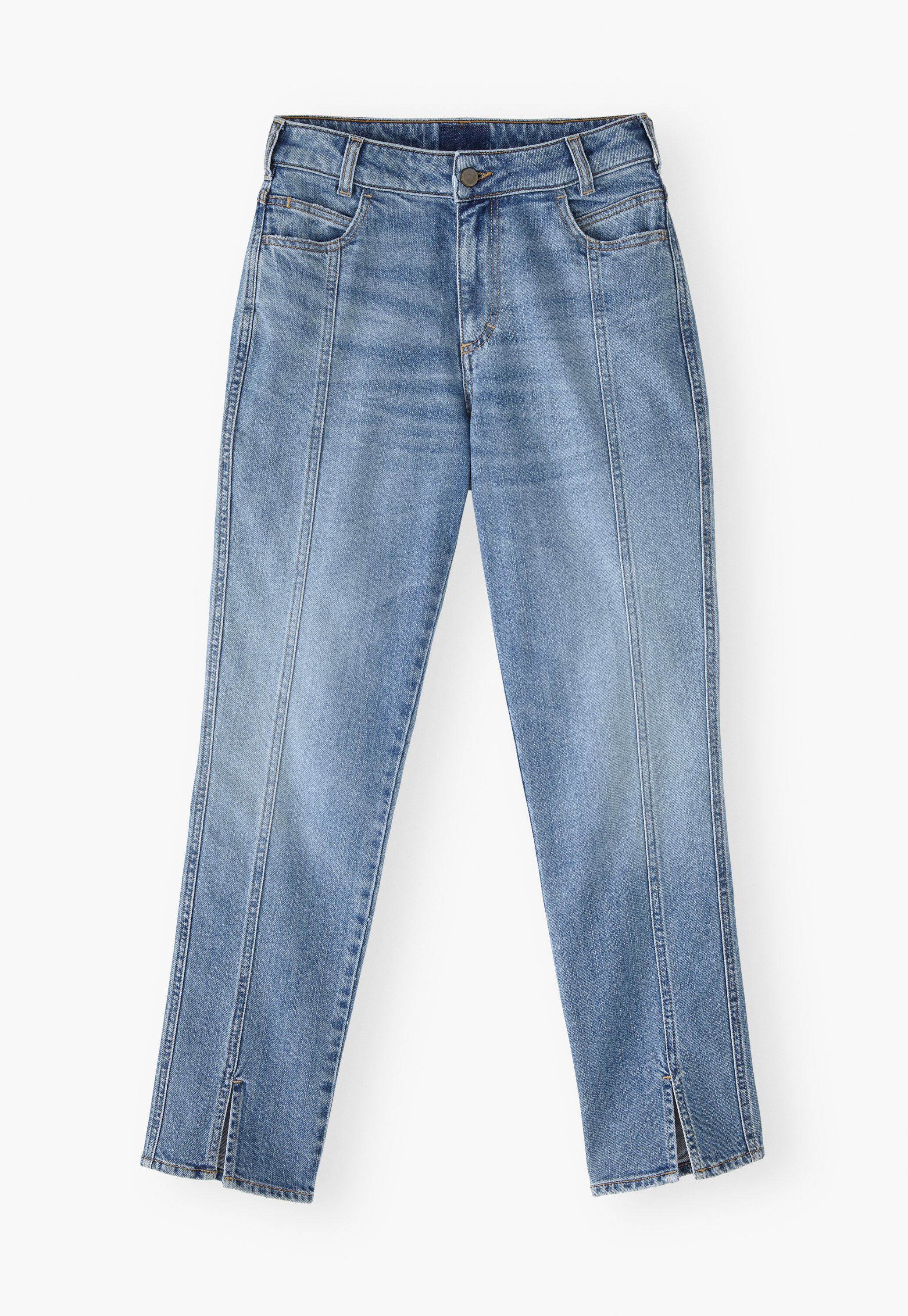Straight cropped jeans