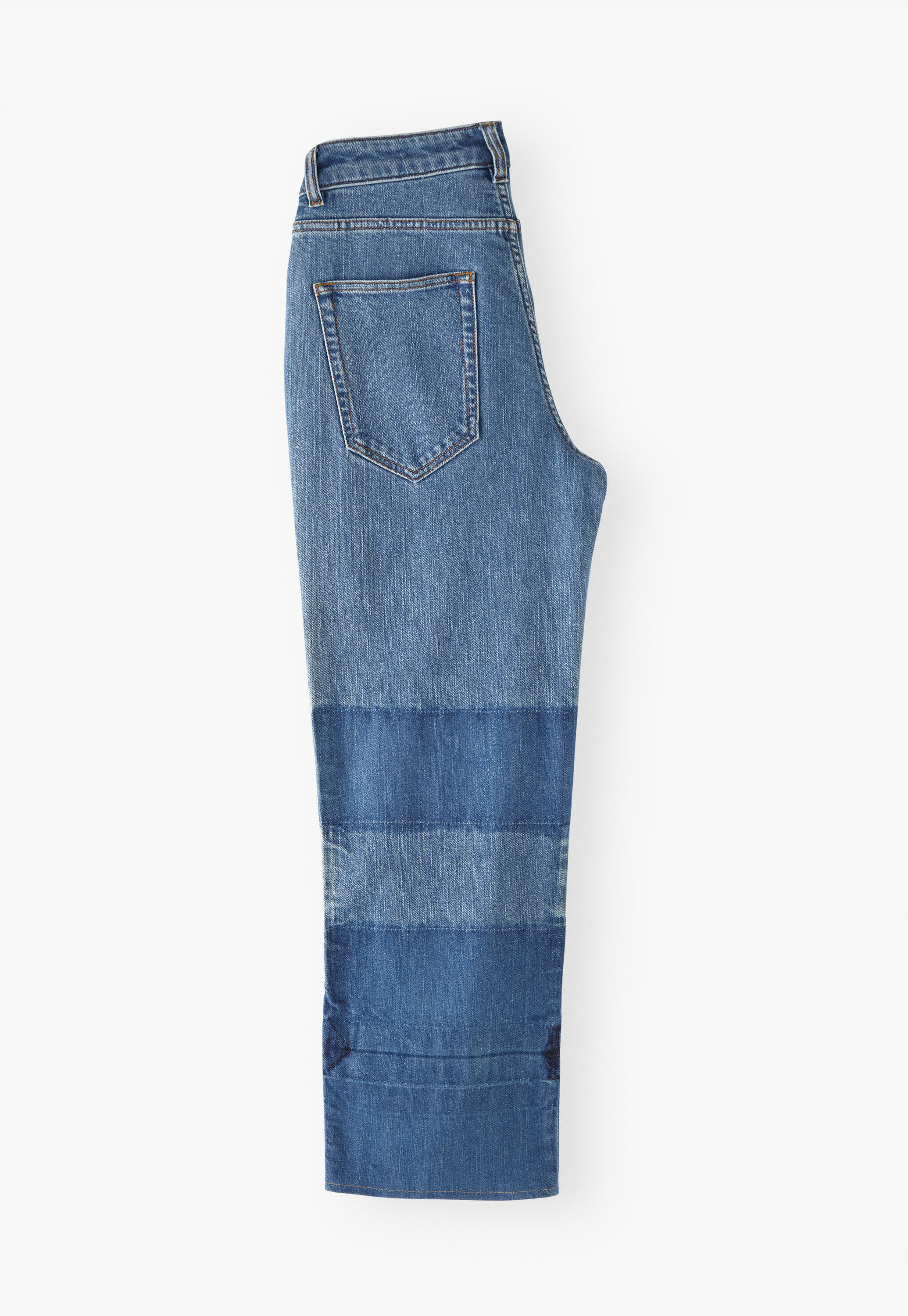 Patched jeans