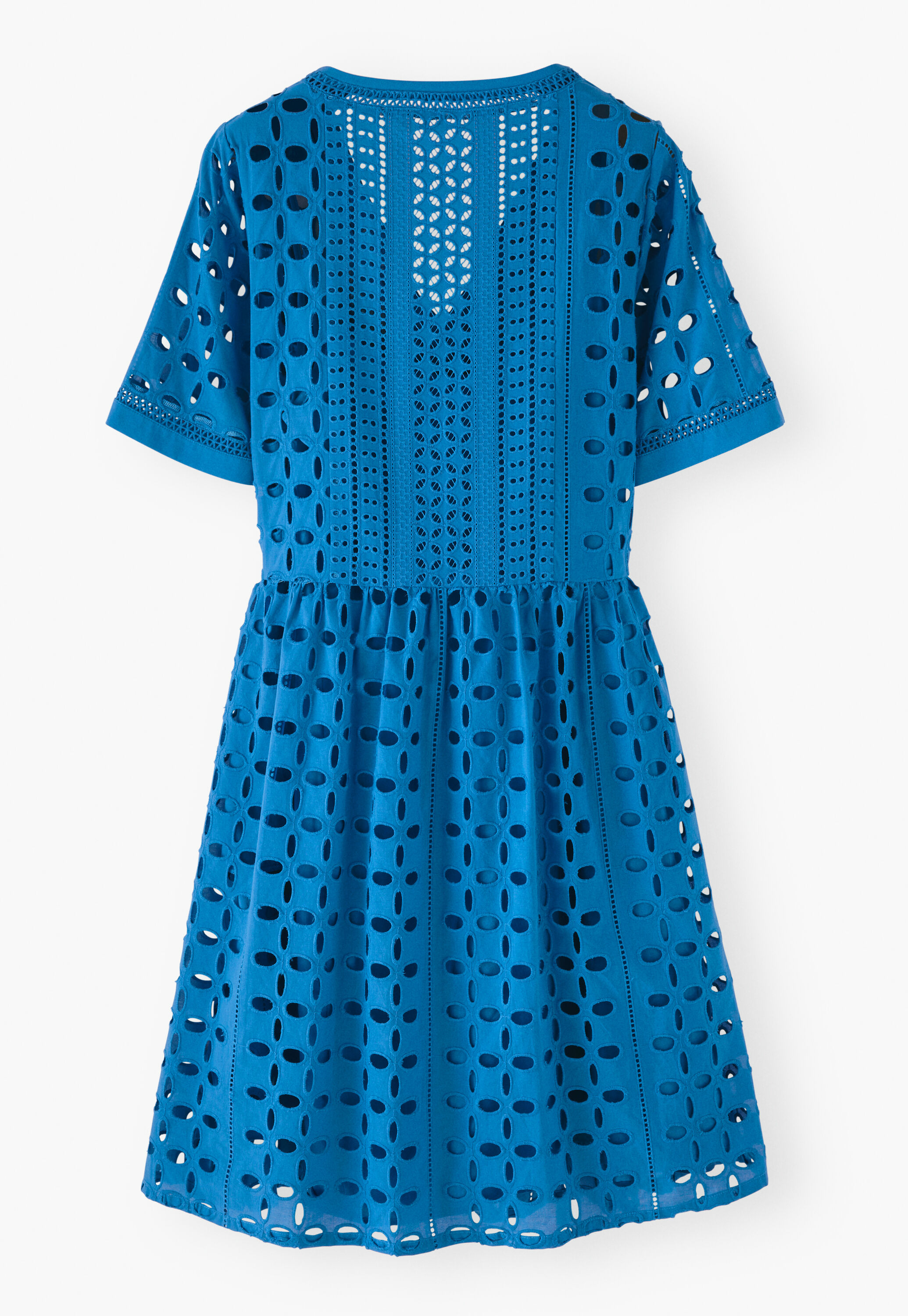 A-line broderie dress