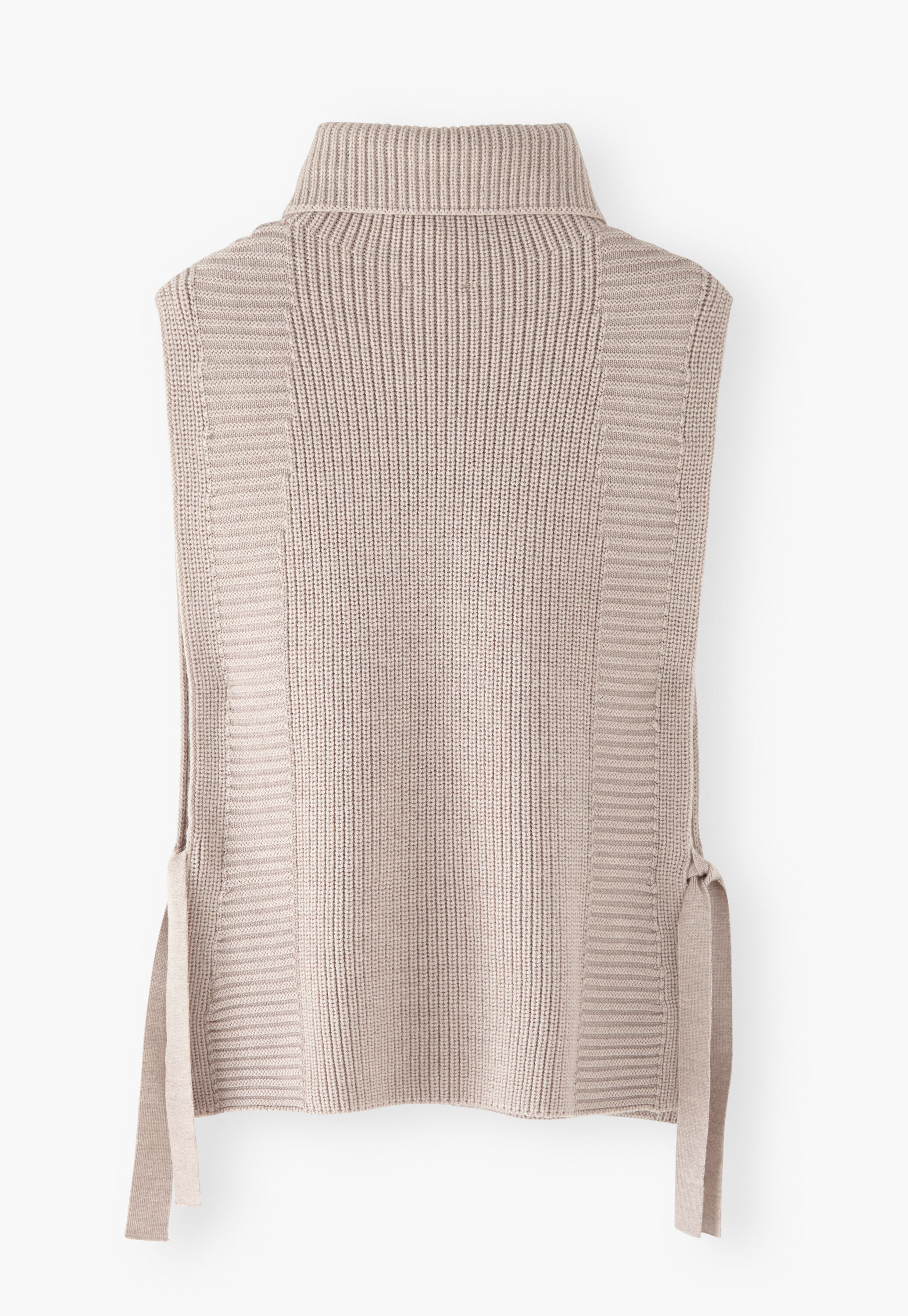 Roll-neck tabard