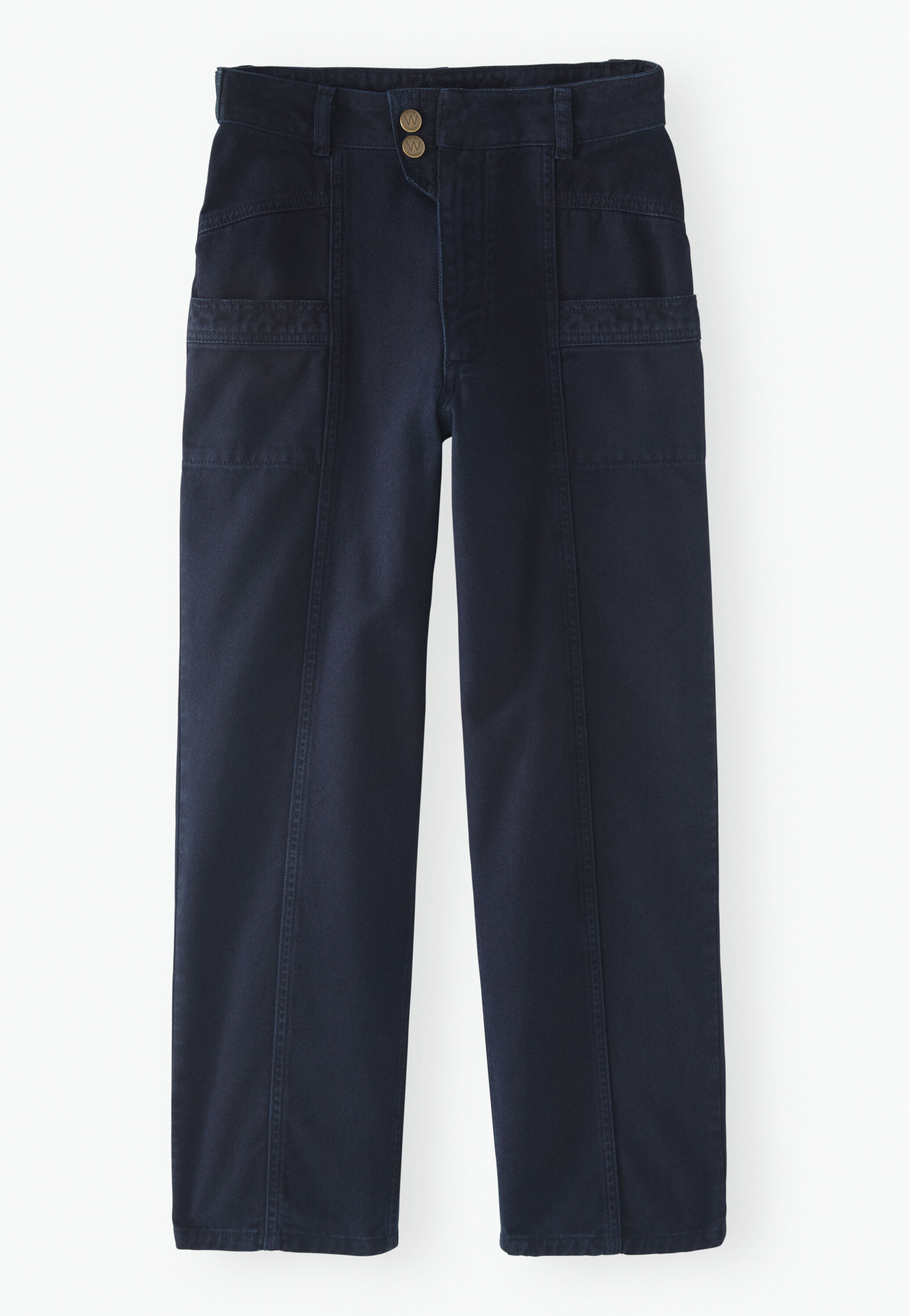 Seamed trousers
