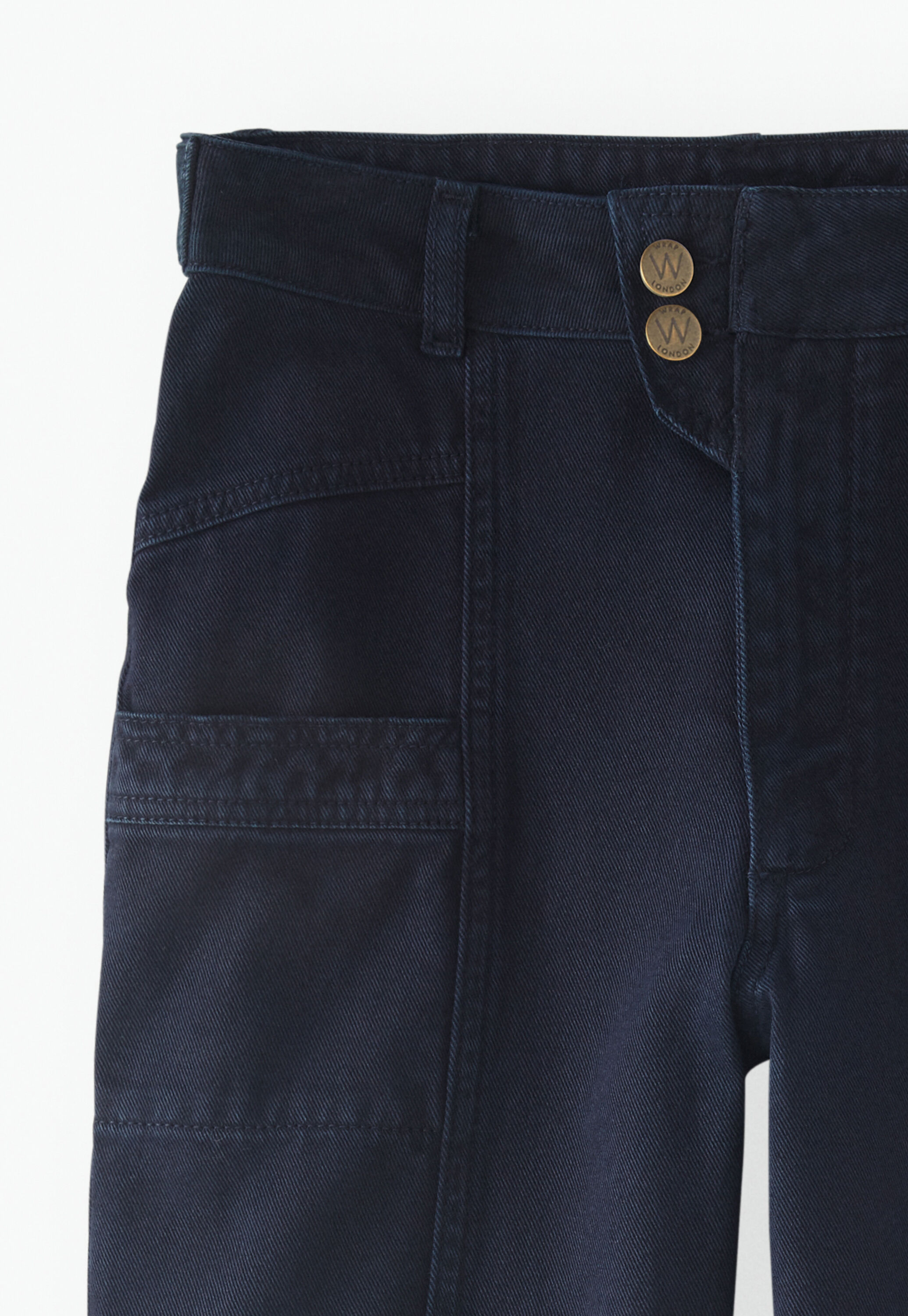 Seamed trousers