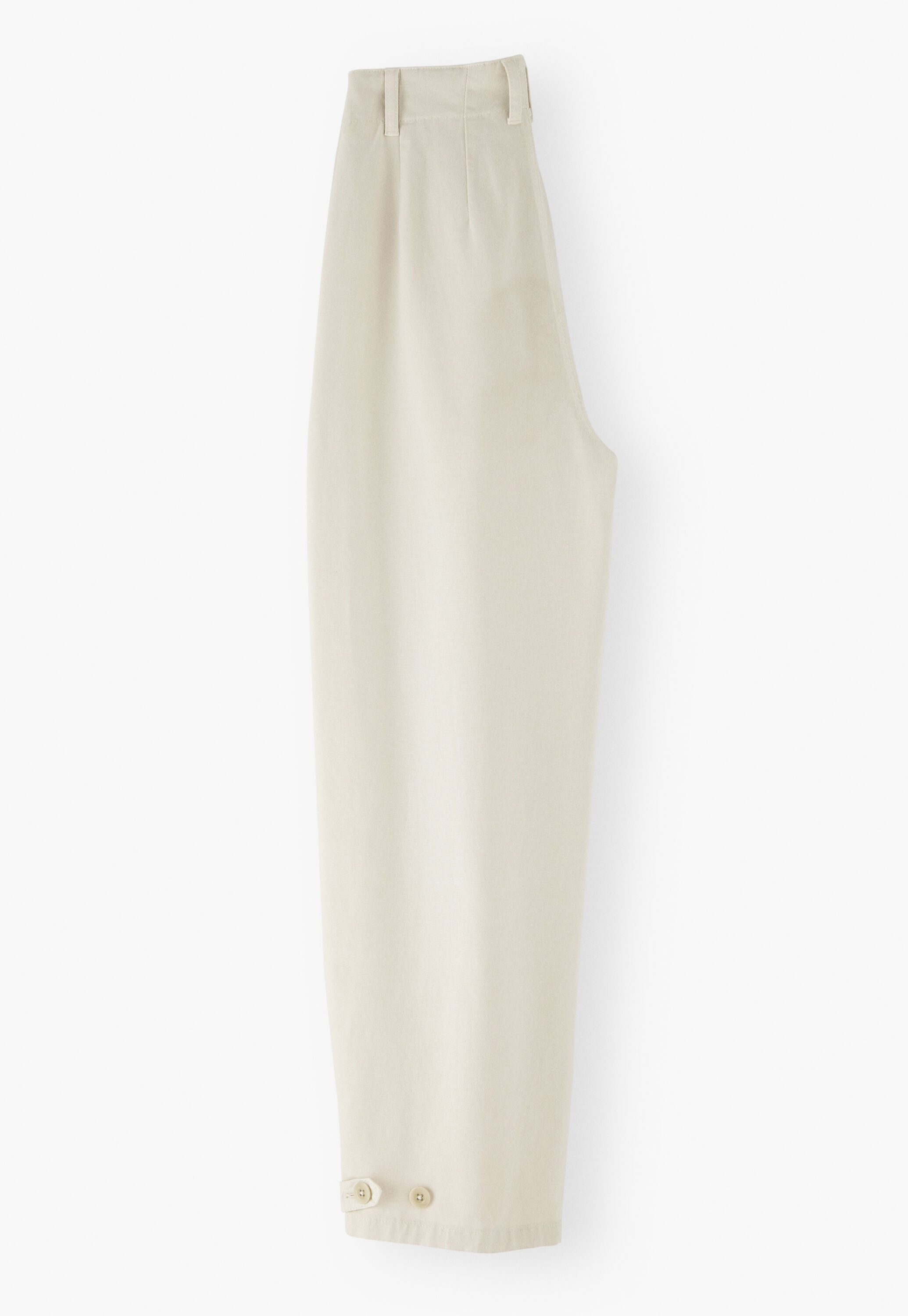 Adjustable-hem trousers