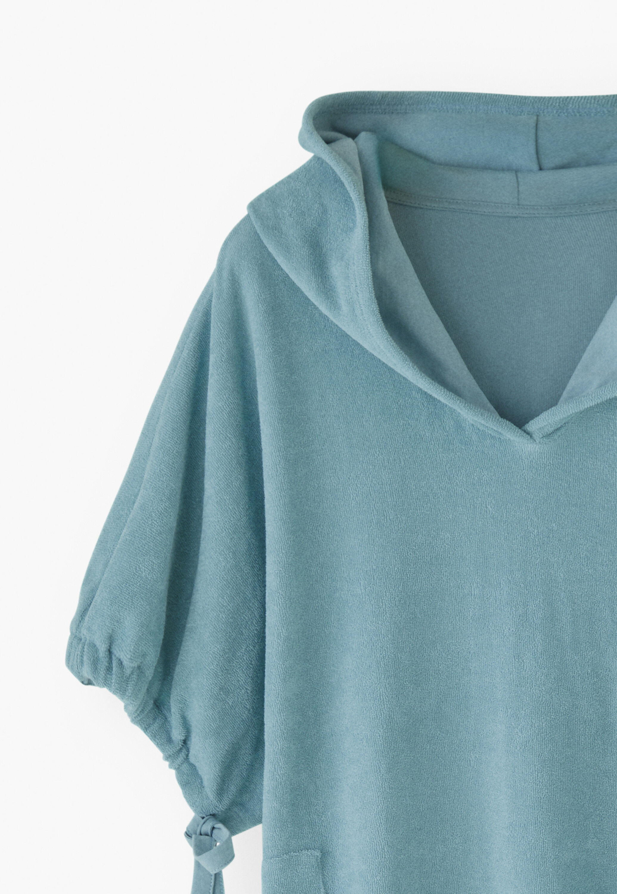 Hooded towelling dress