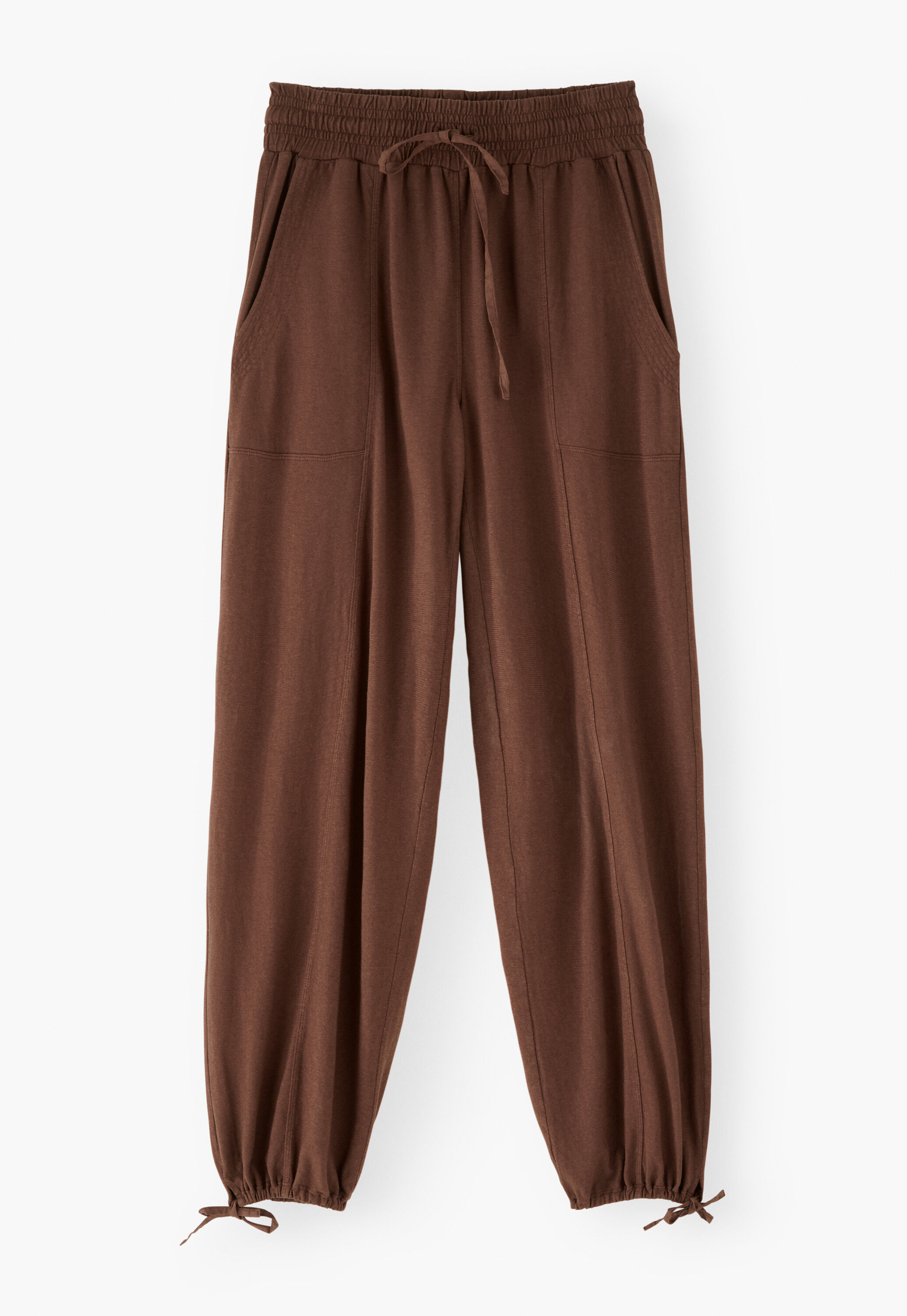 Wrap London - Hemp & organic cotton tie-hem trousers