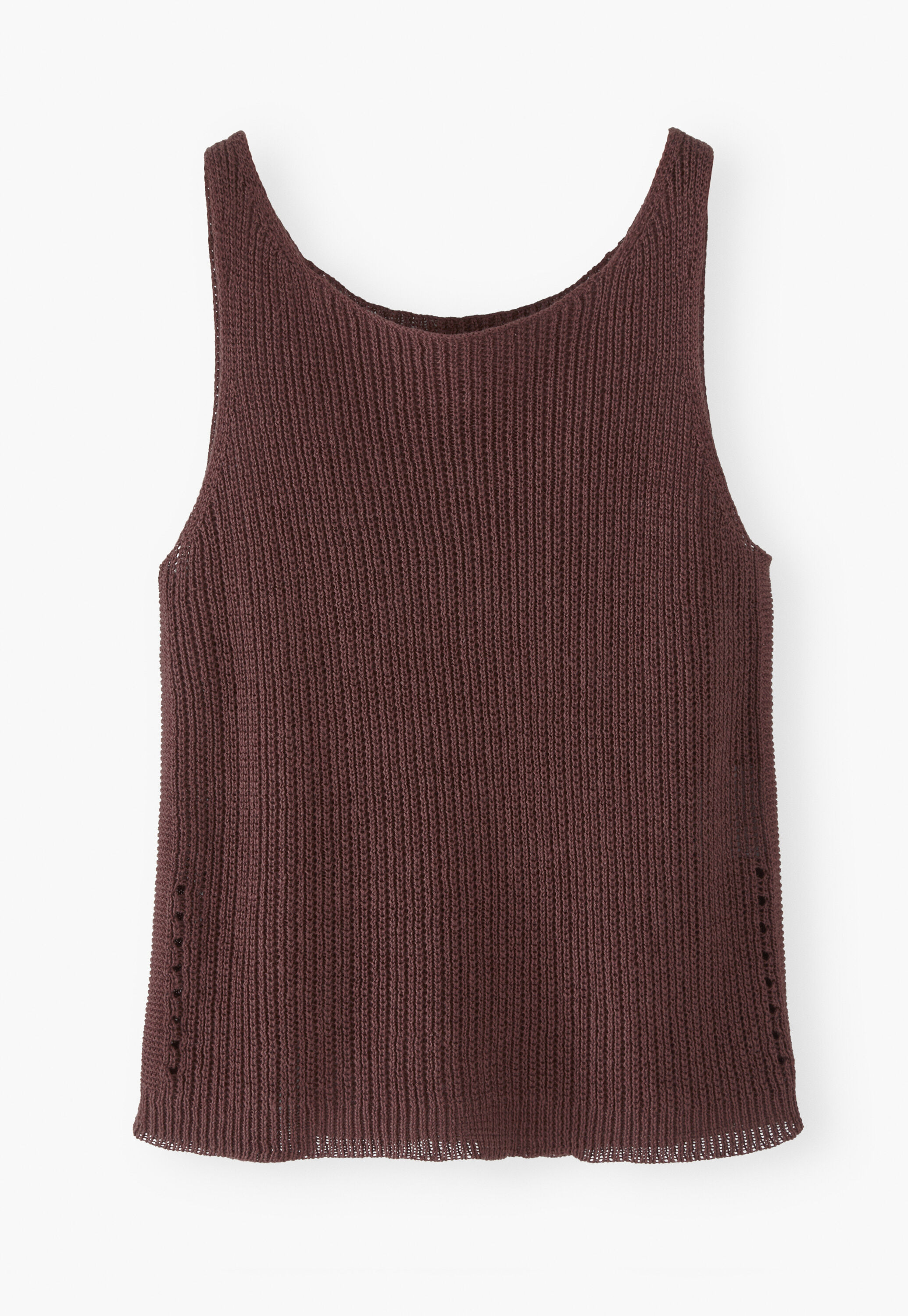 Rib-stitch knit