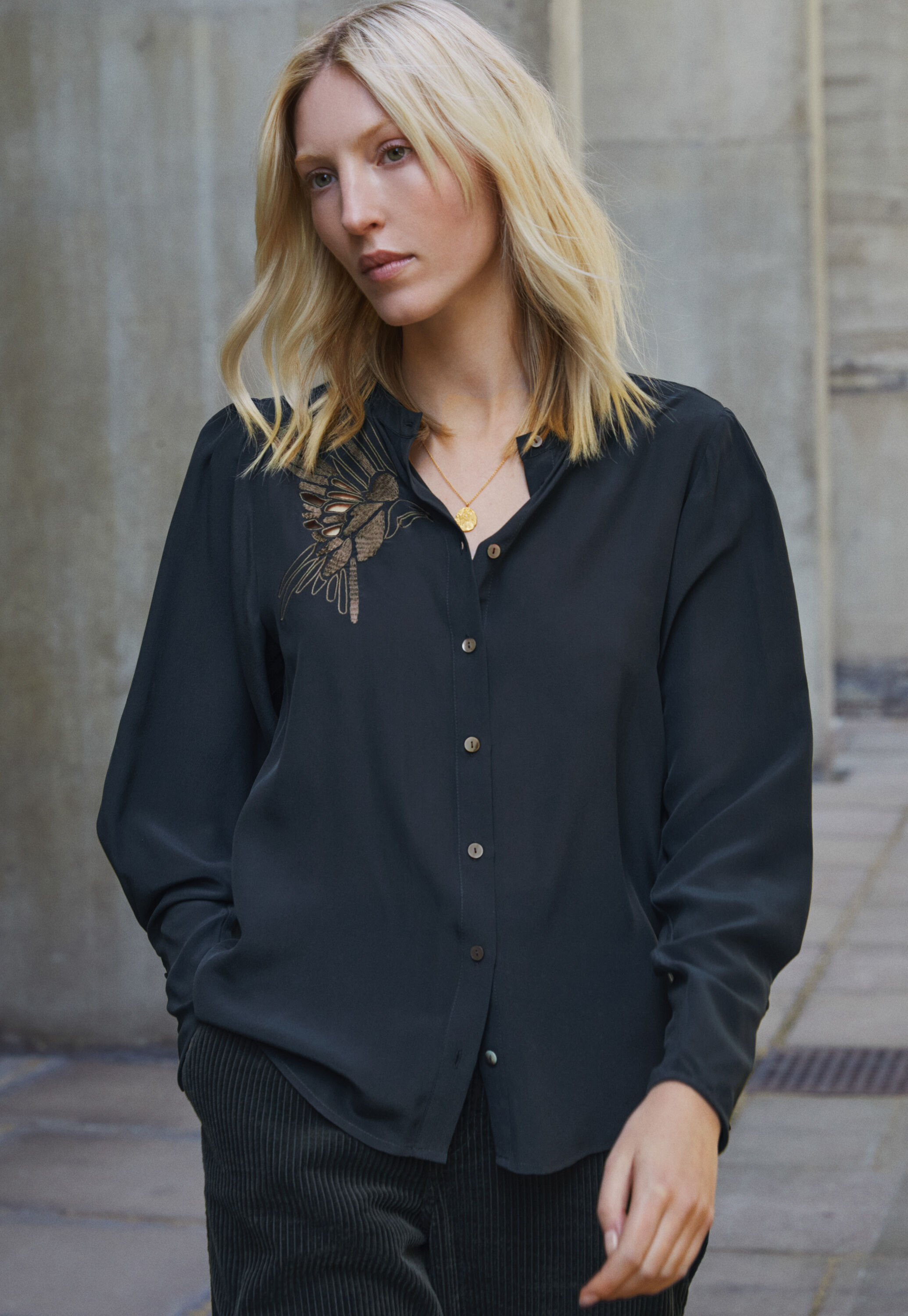 Embroidered shirt