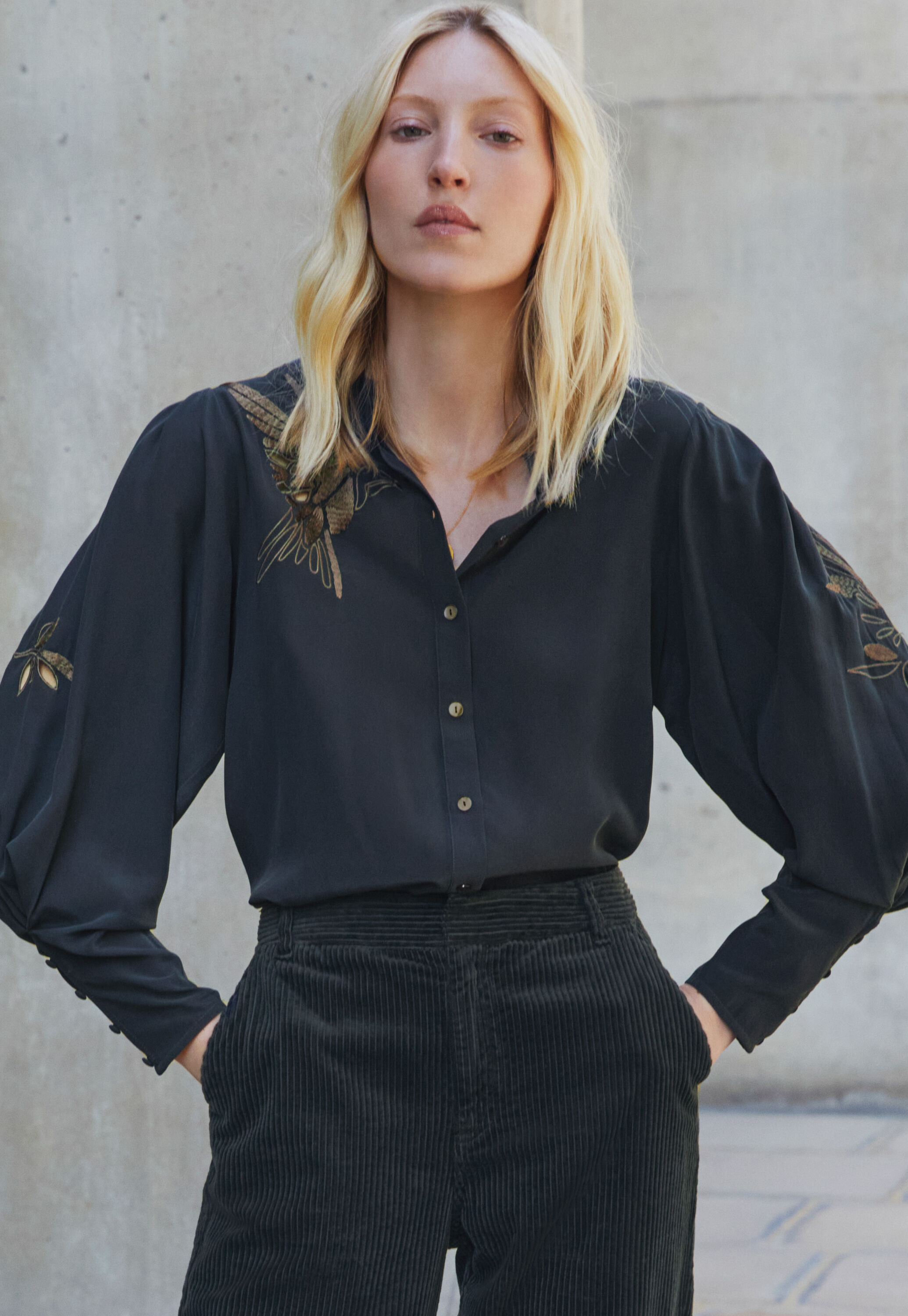 Embroidered shirt