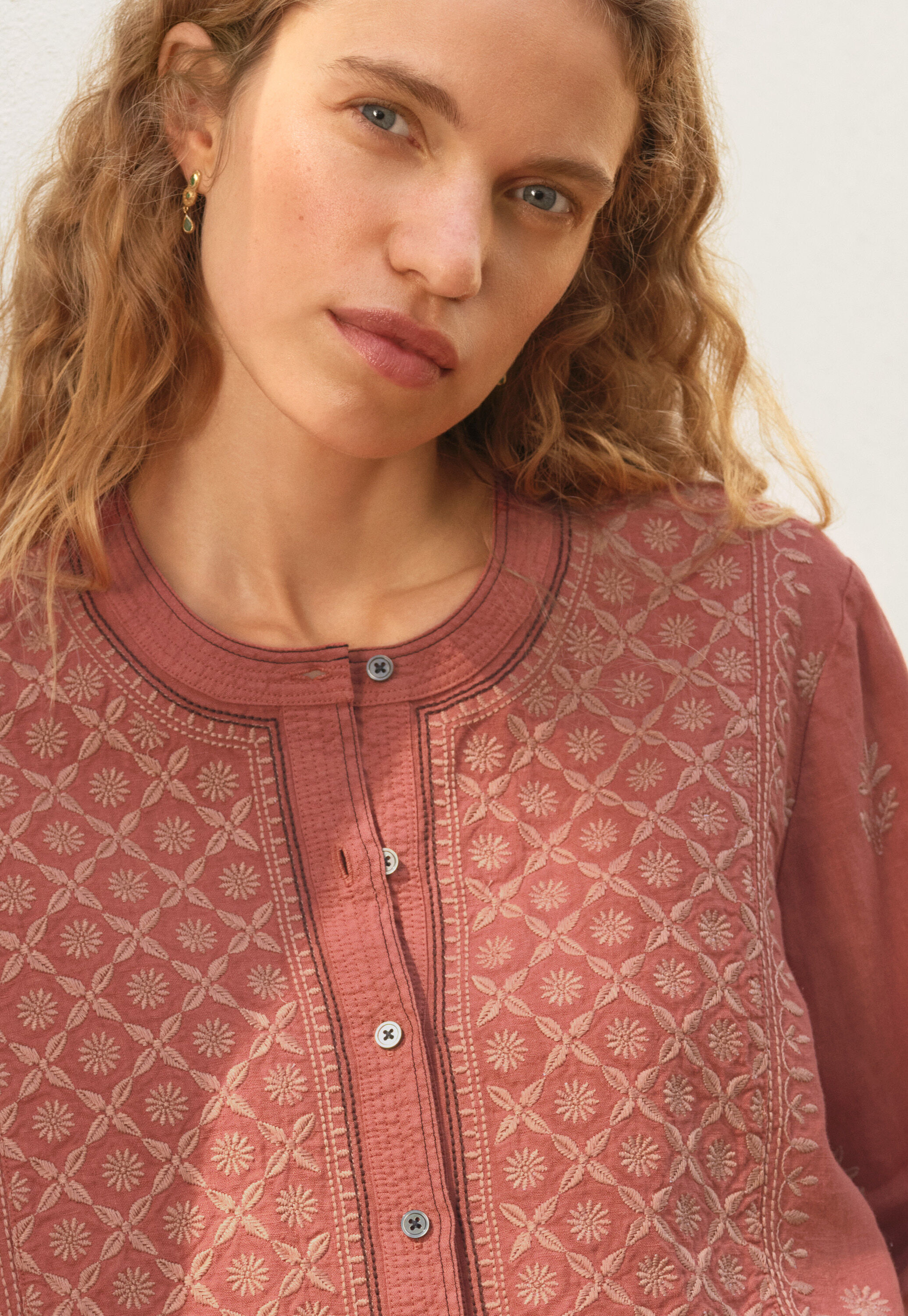 Embroidered blouse