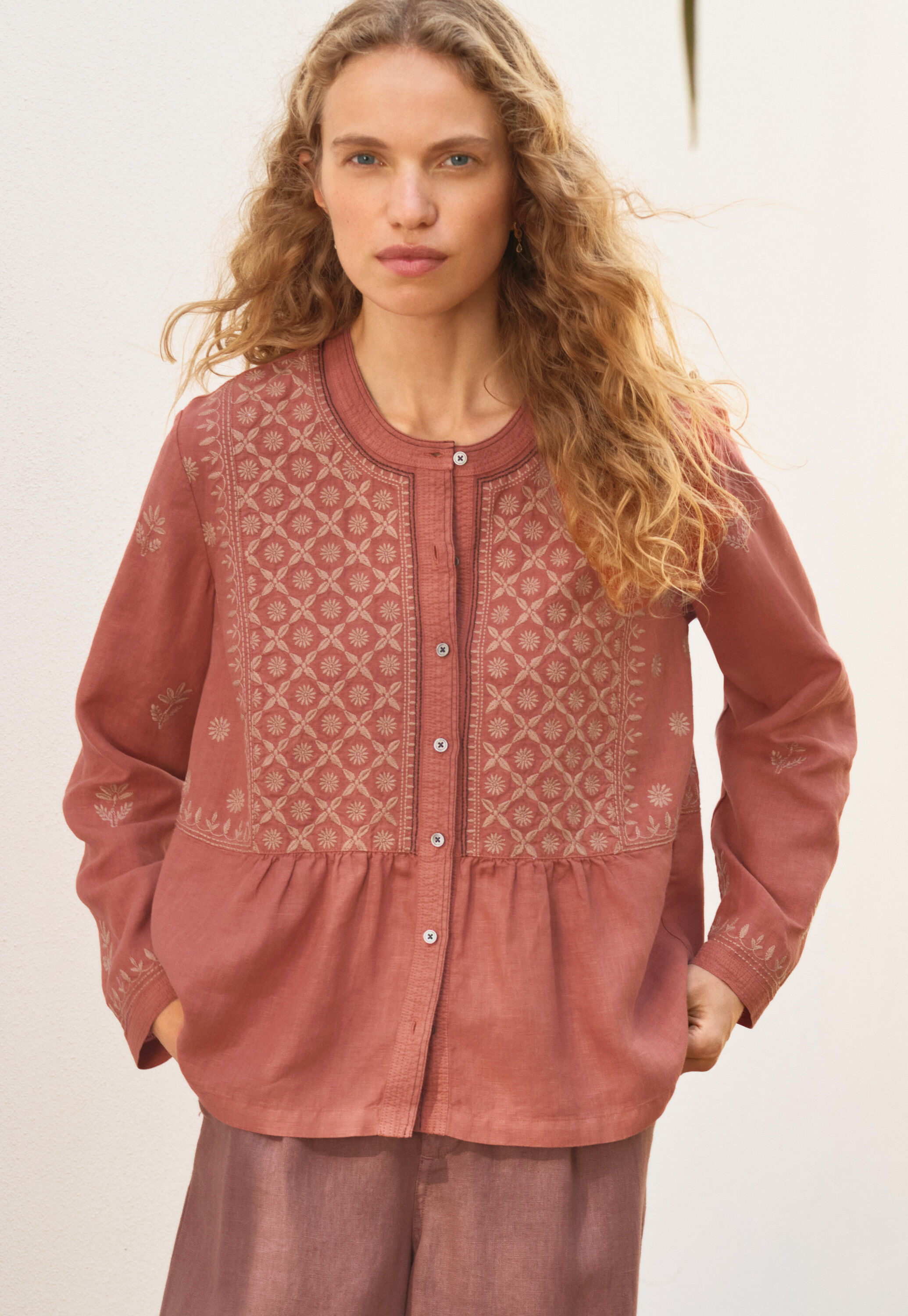 Embroidered blouse