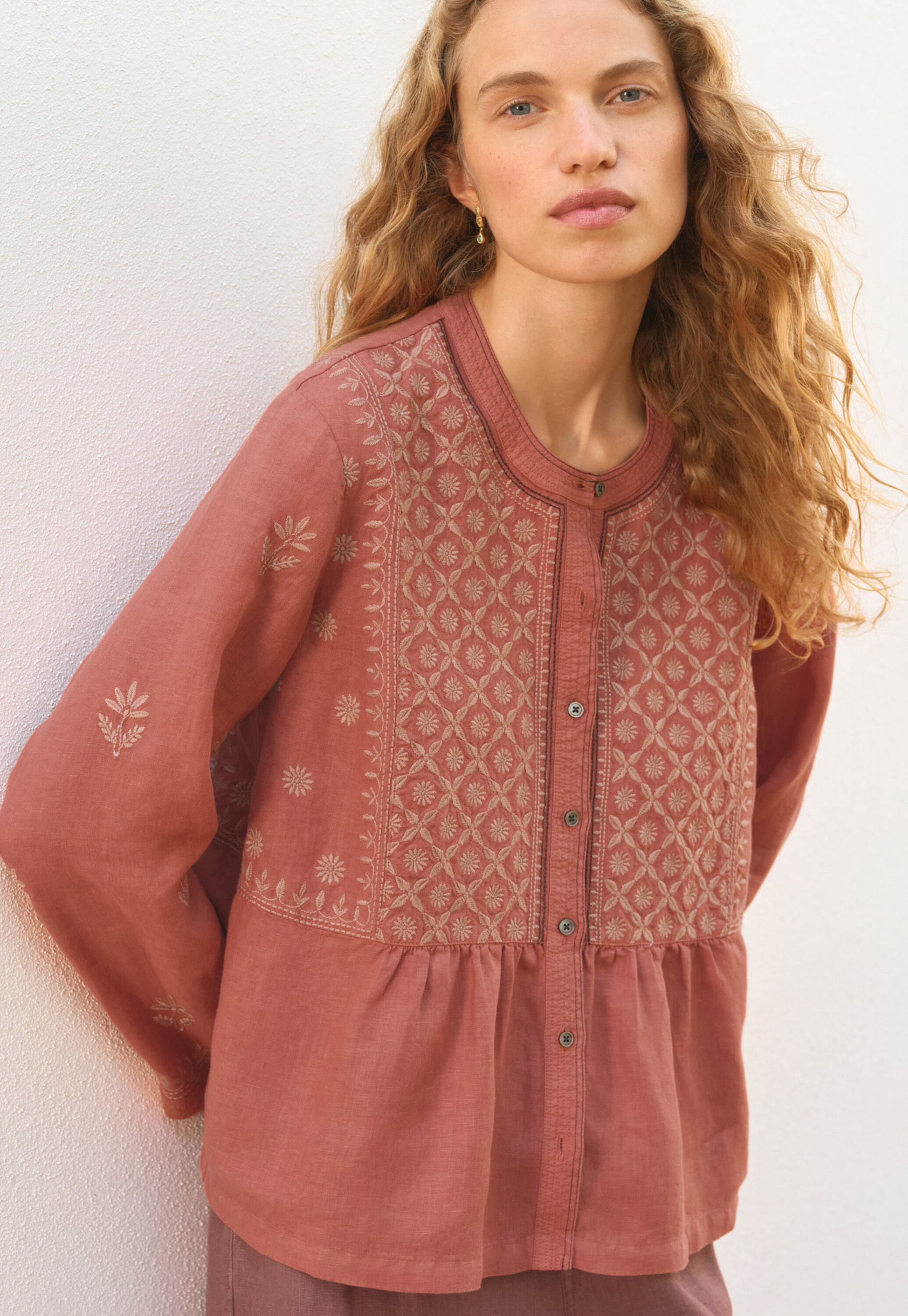 Embroidered blouse
