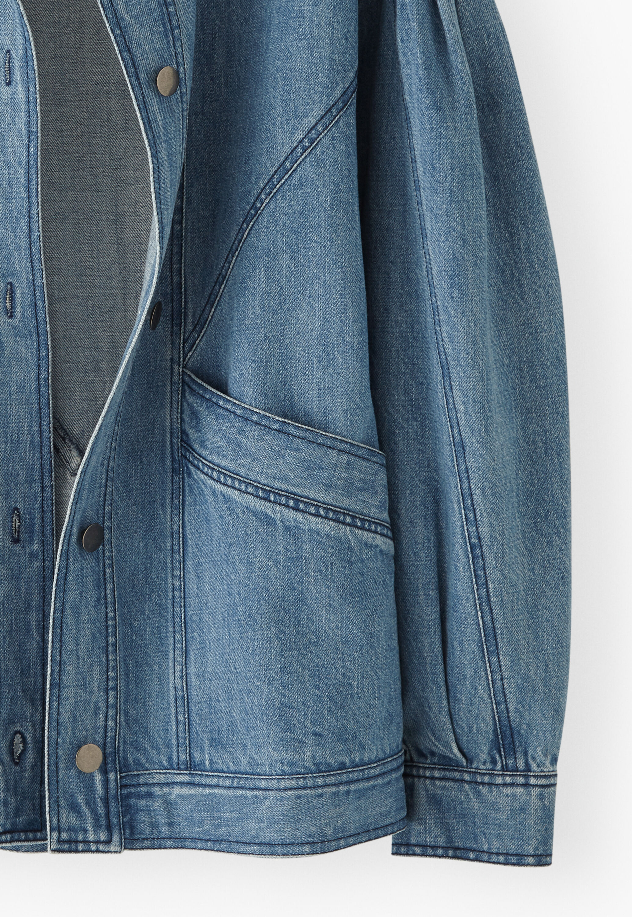Oversized denim jacket