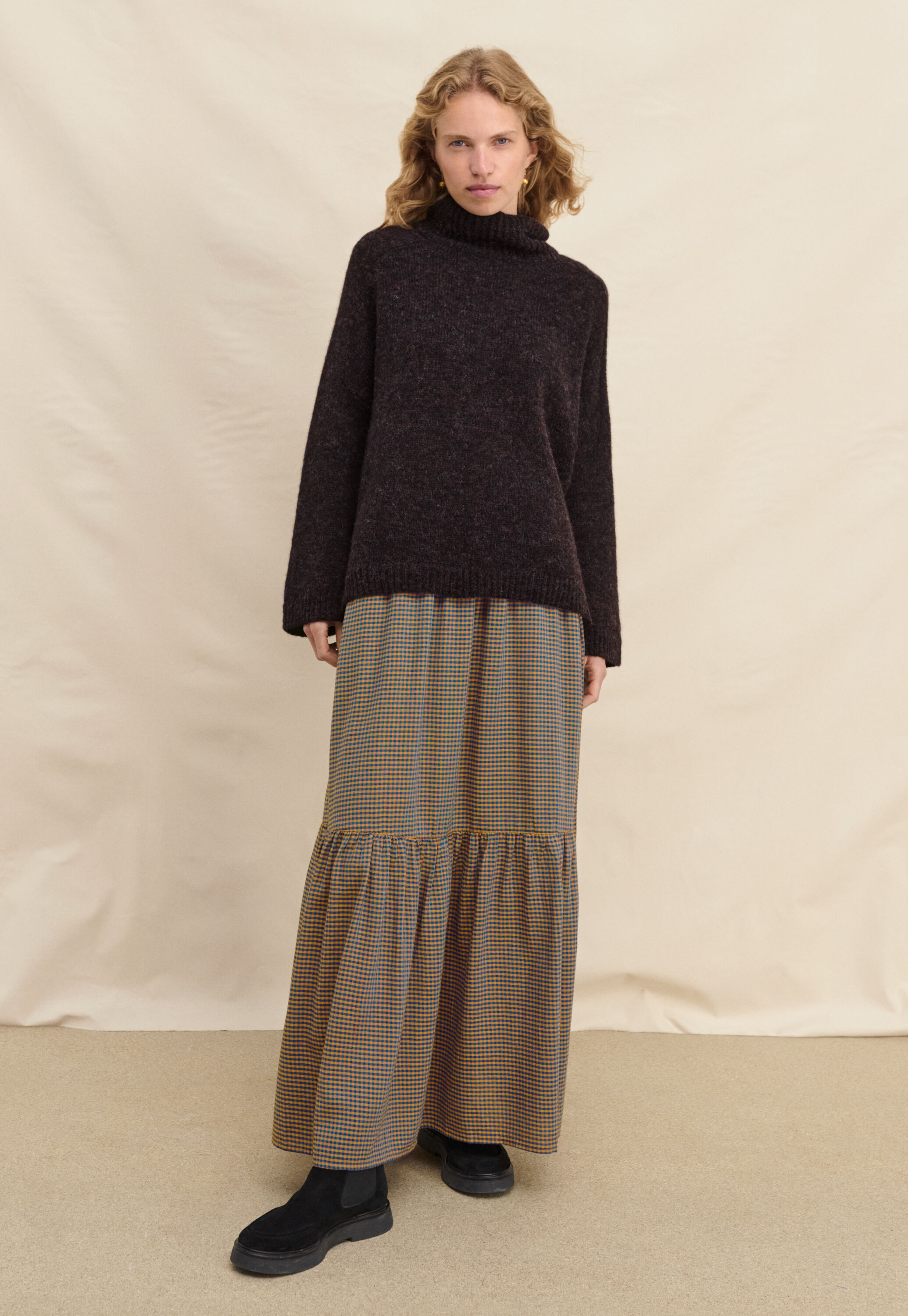 High-neck sweater