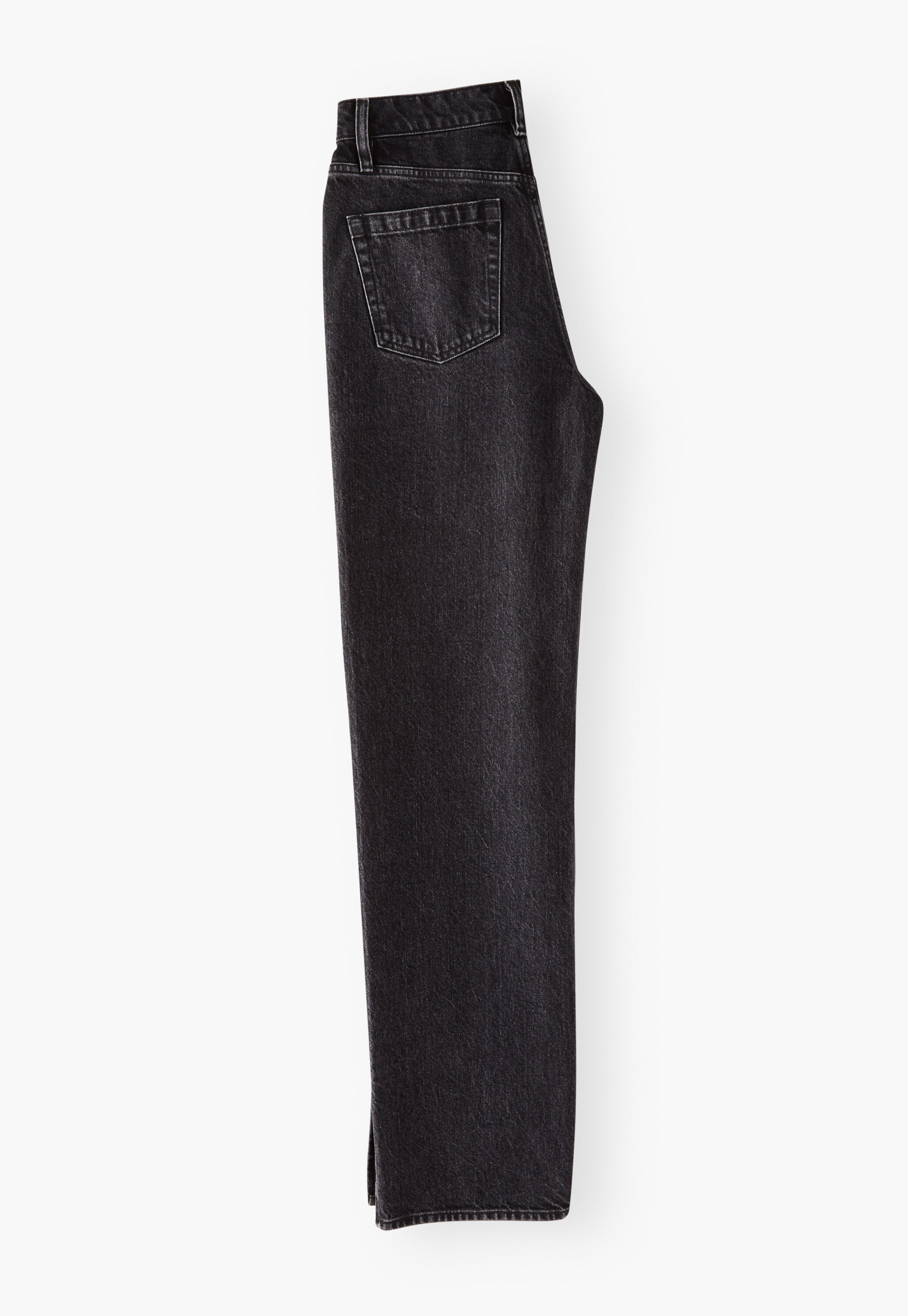 Split-hem jeans