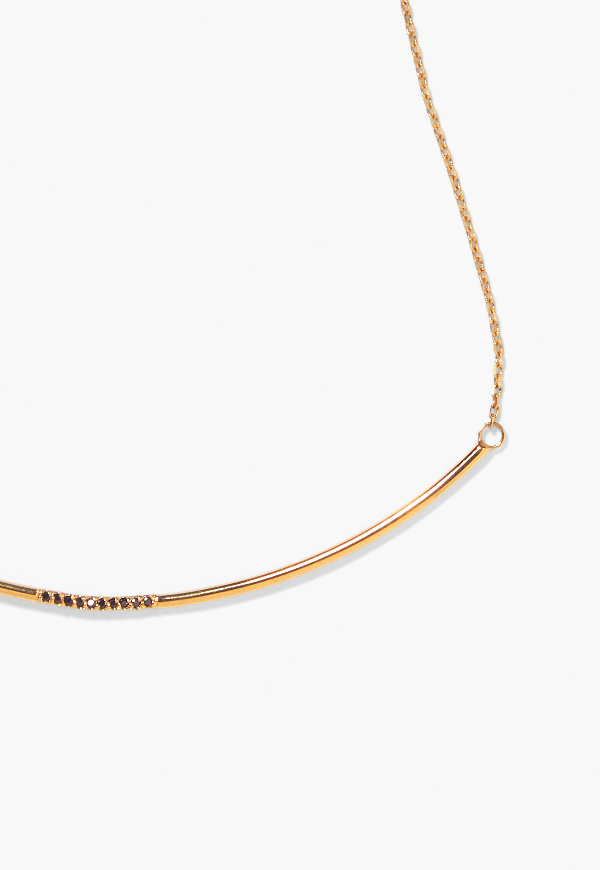 Gold-bar necklace