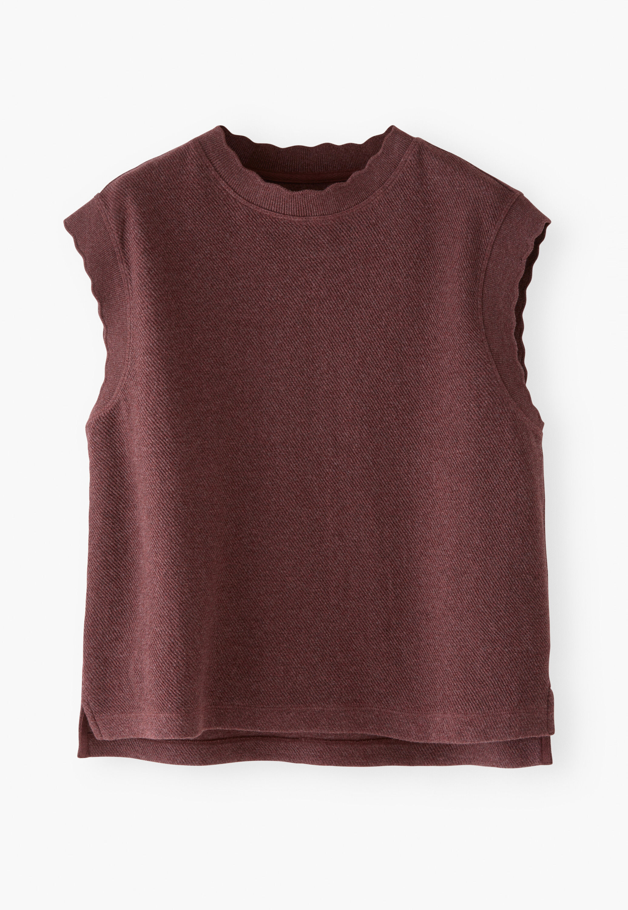 Sleeveless sweatshirt