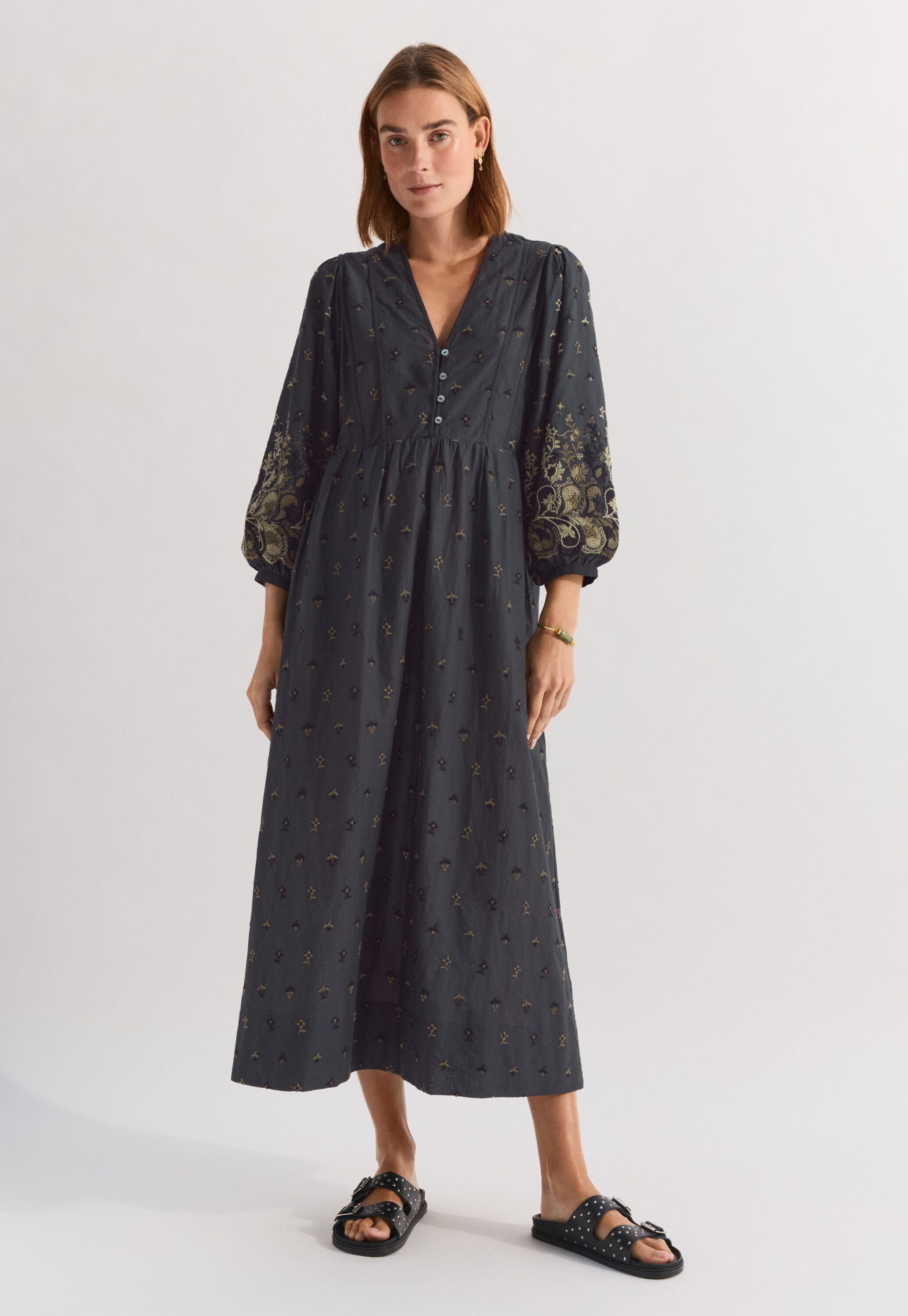Schiffli dress
