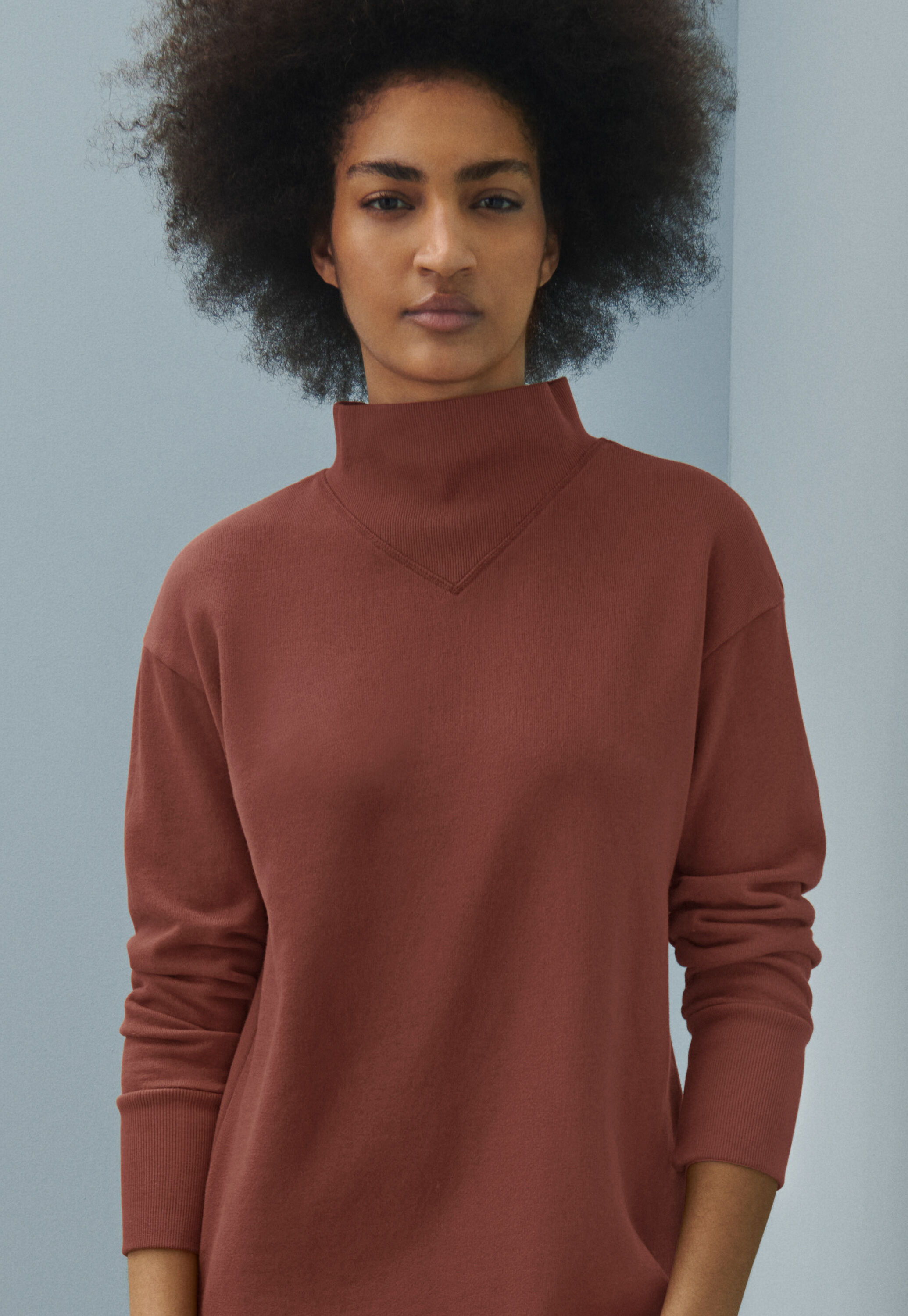 Zip-neck dress