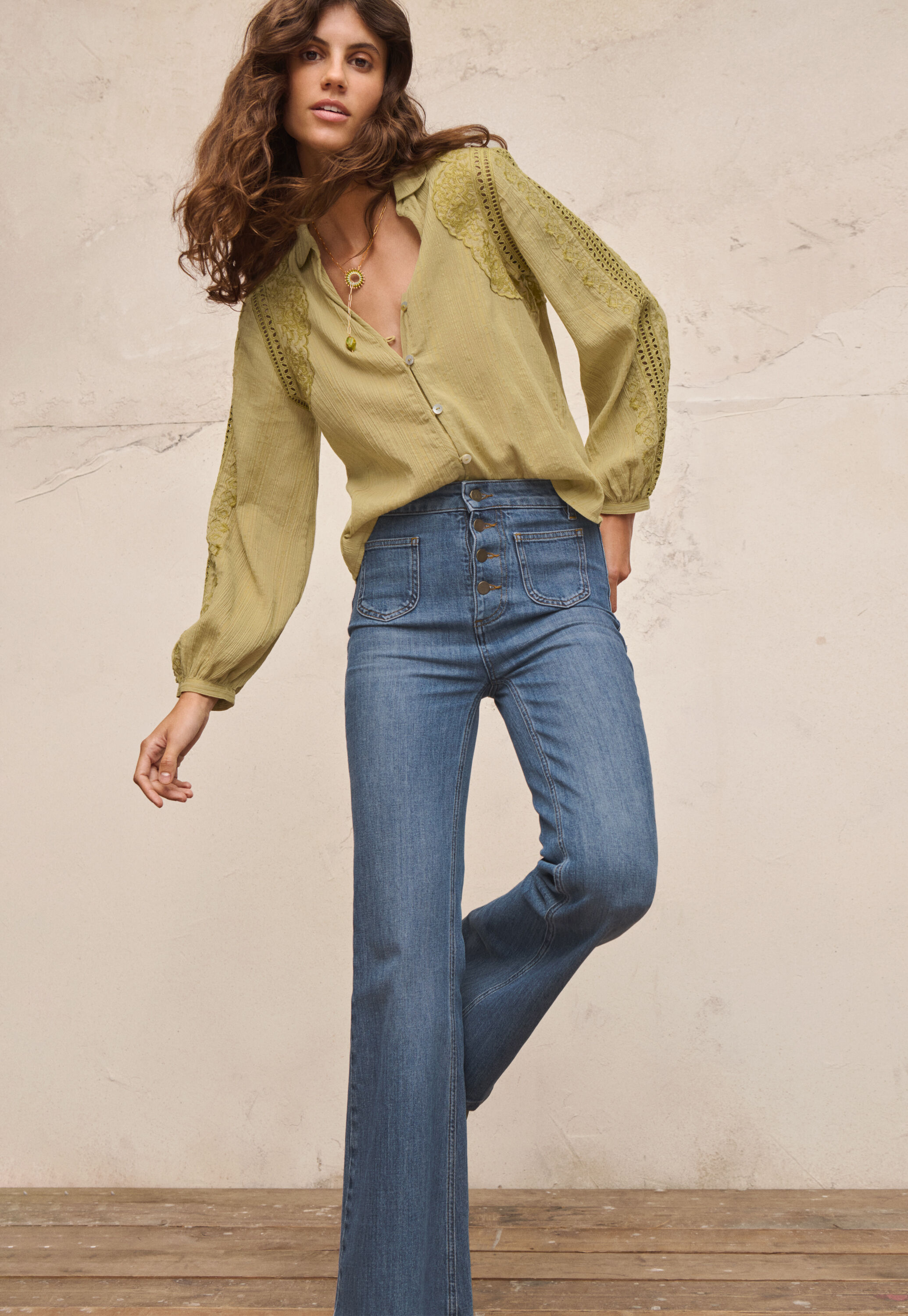 Embroidered blouse