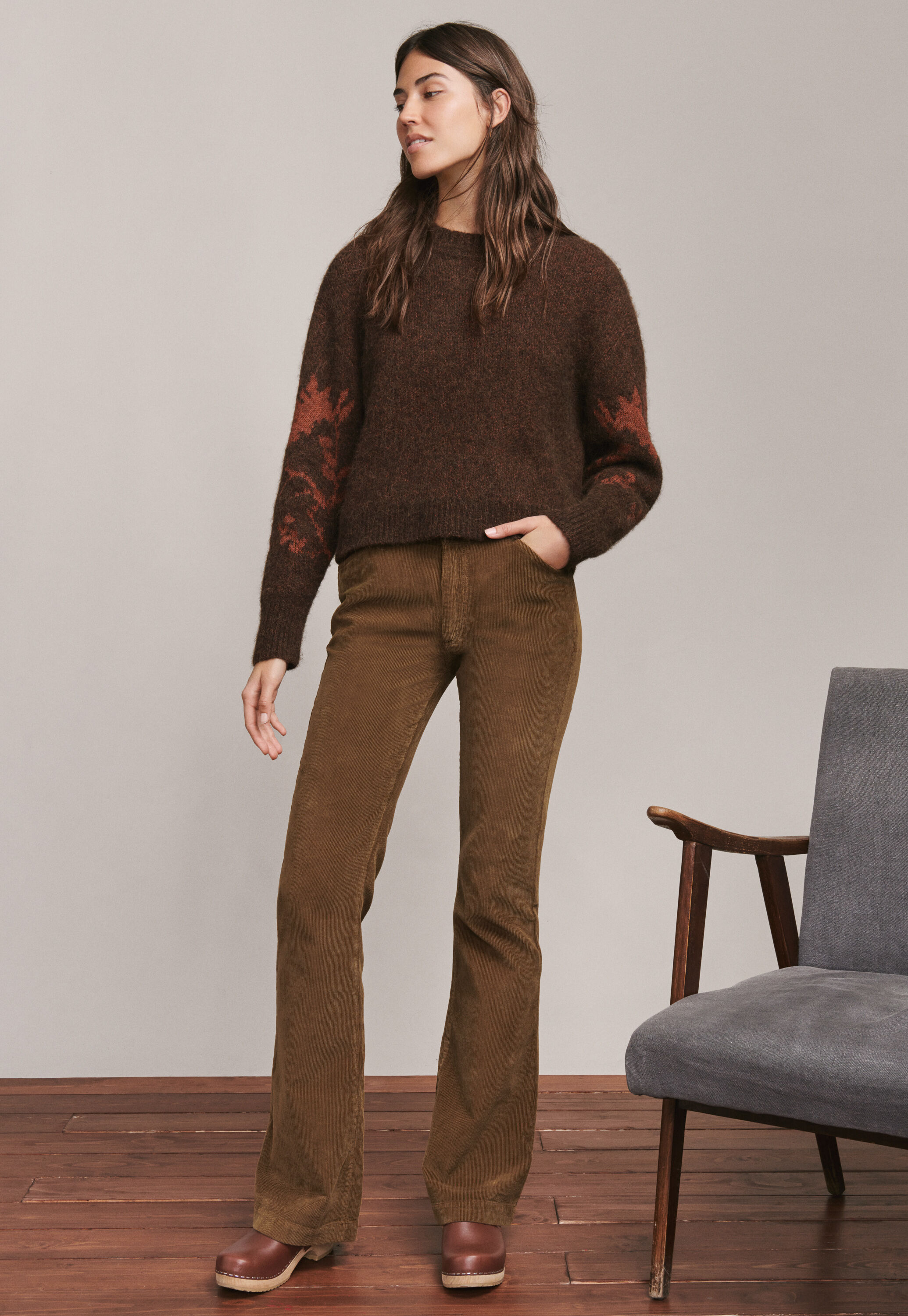 Flared trousers