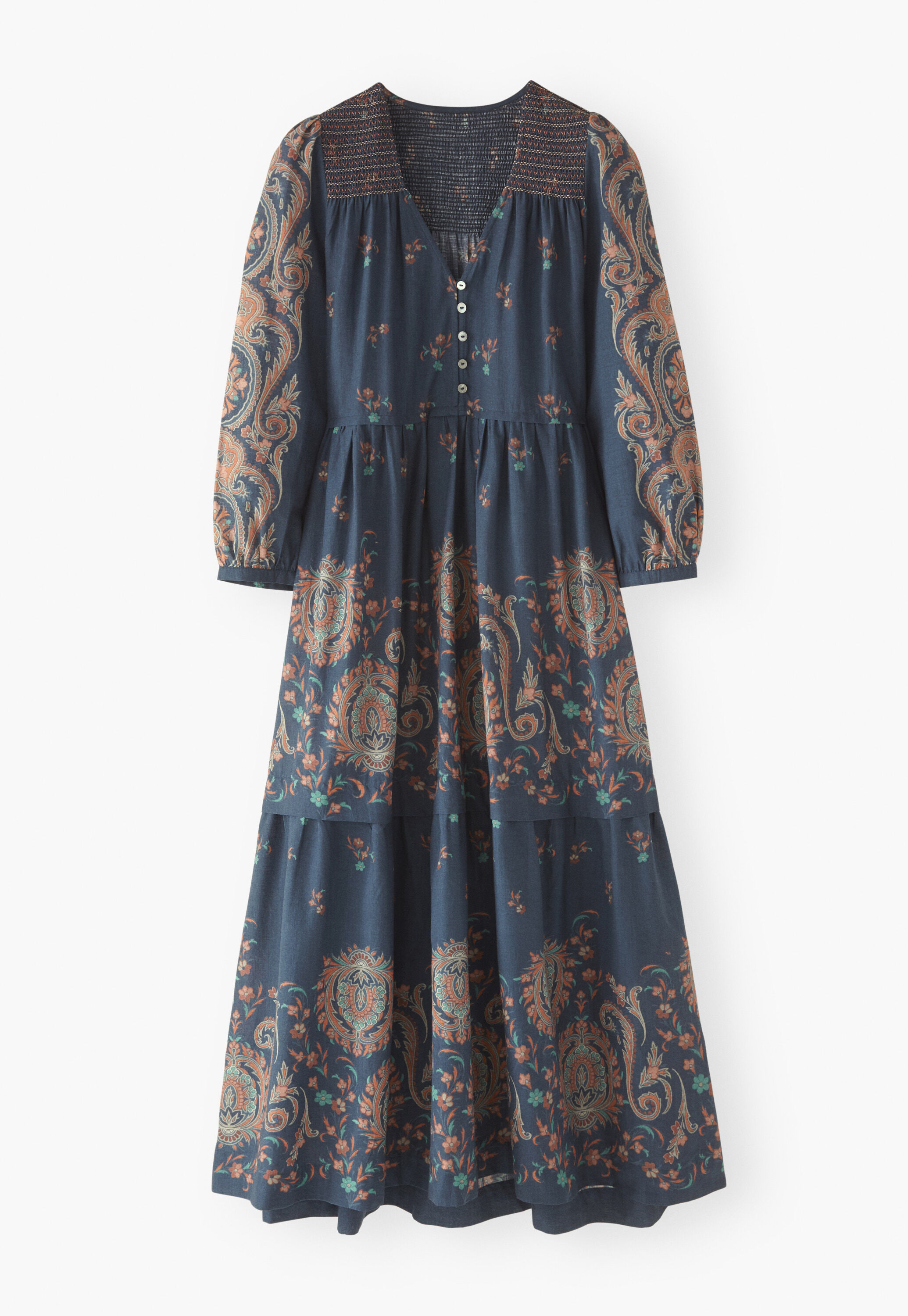 Placement-print dress