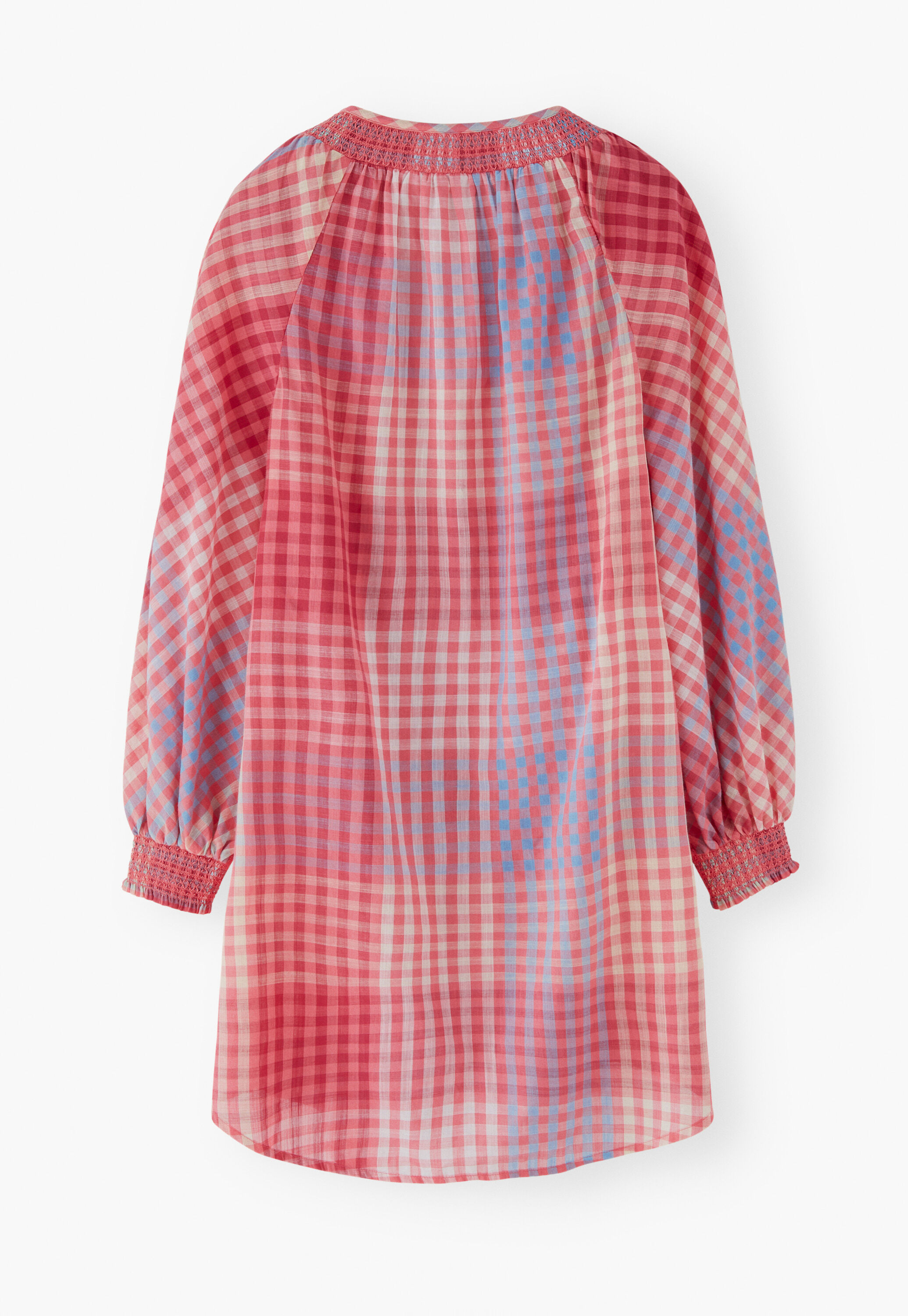 Checked shirtdress