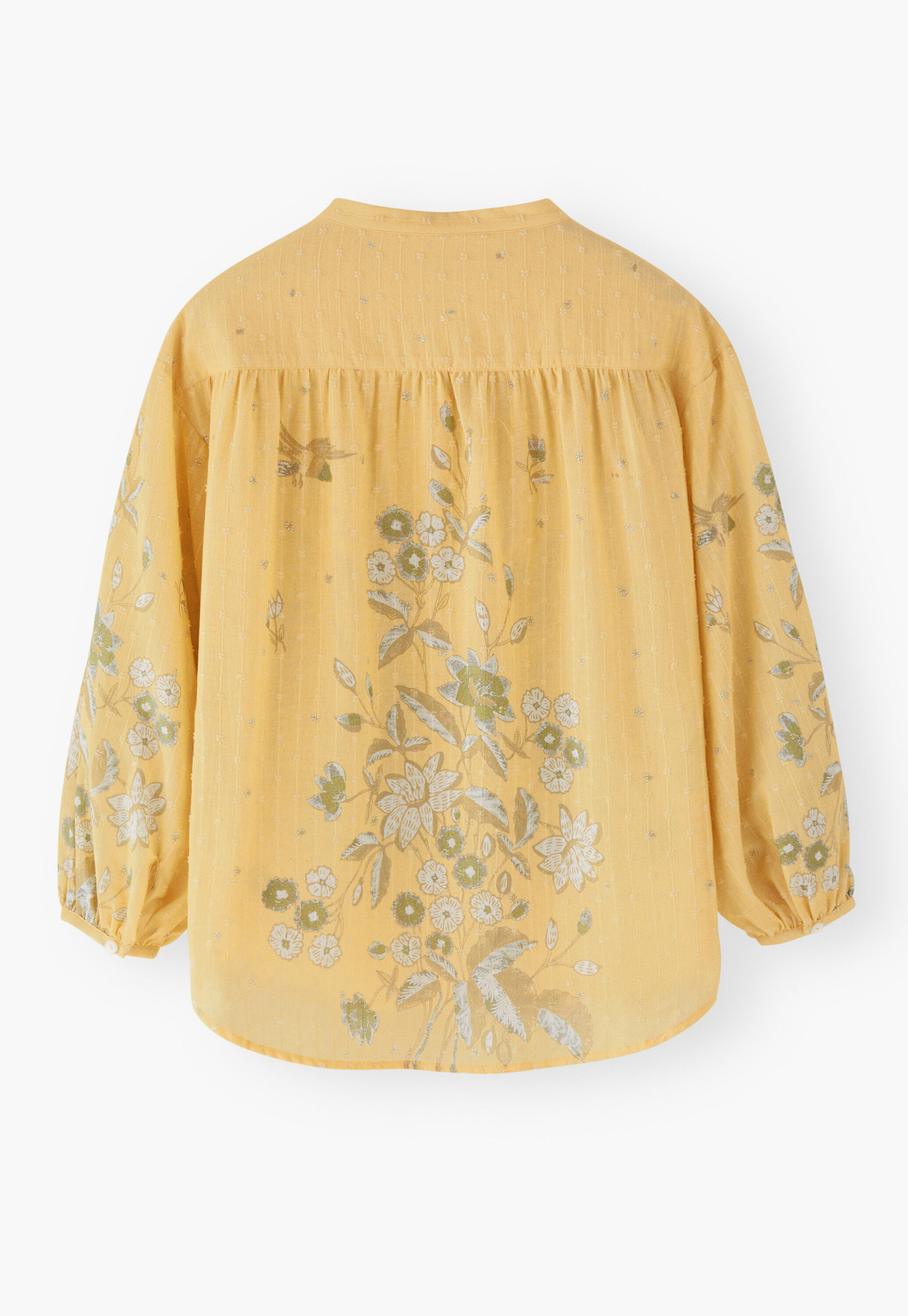 Printed boyfriend blouse