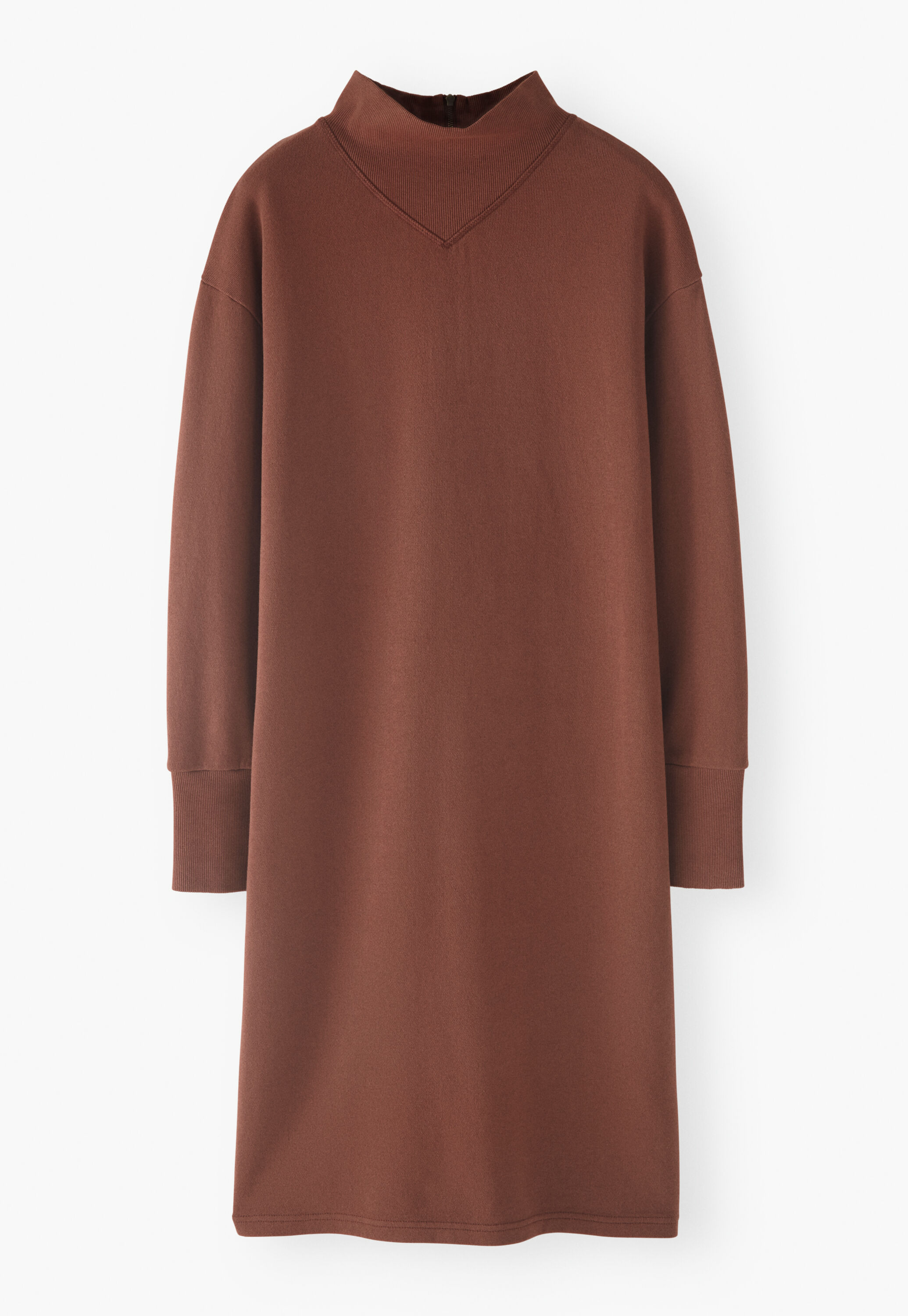 Zip-neck dress
