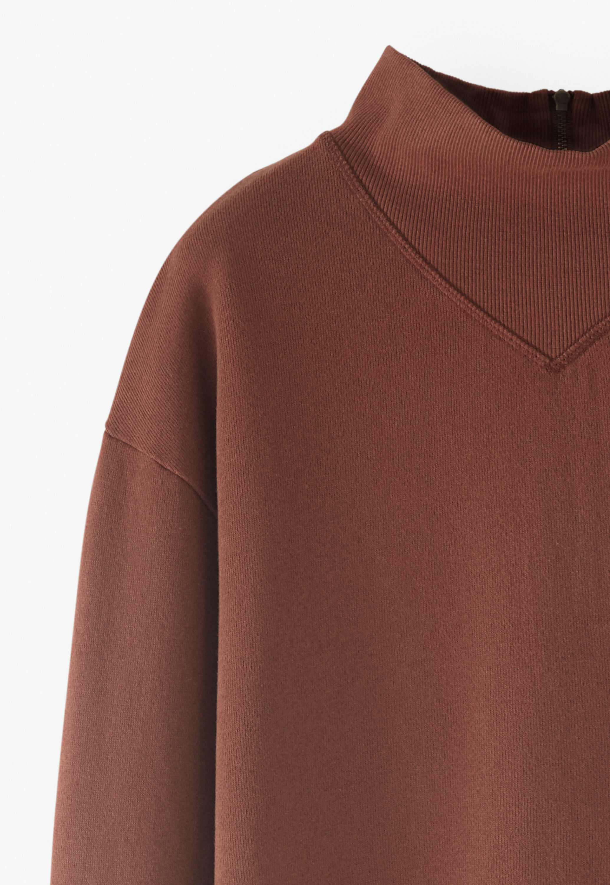 Zip-neck dress