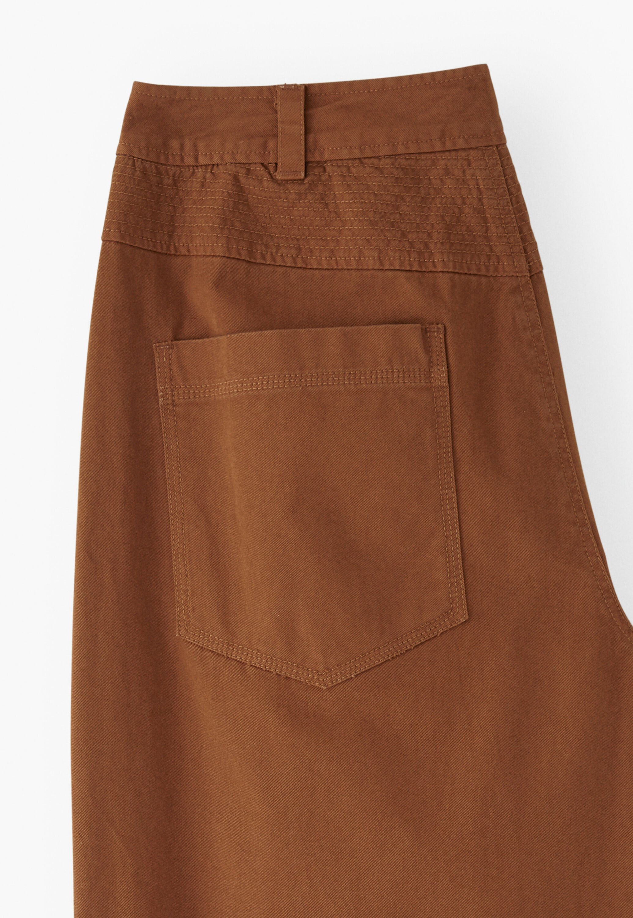 Stitch-detail trousers